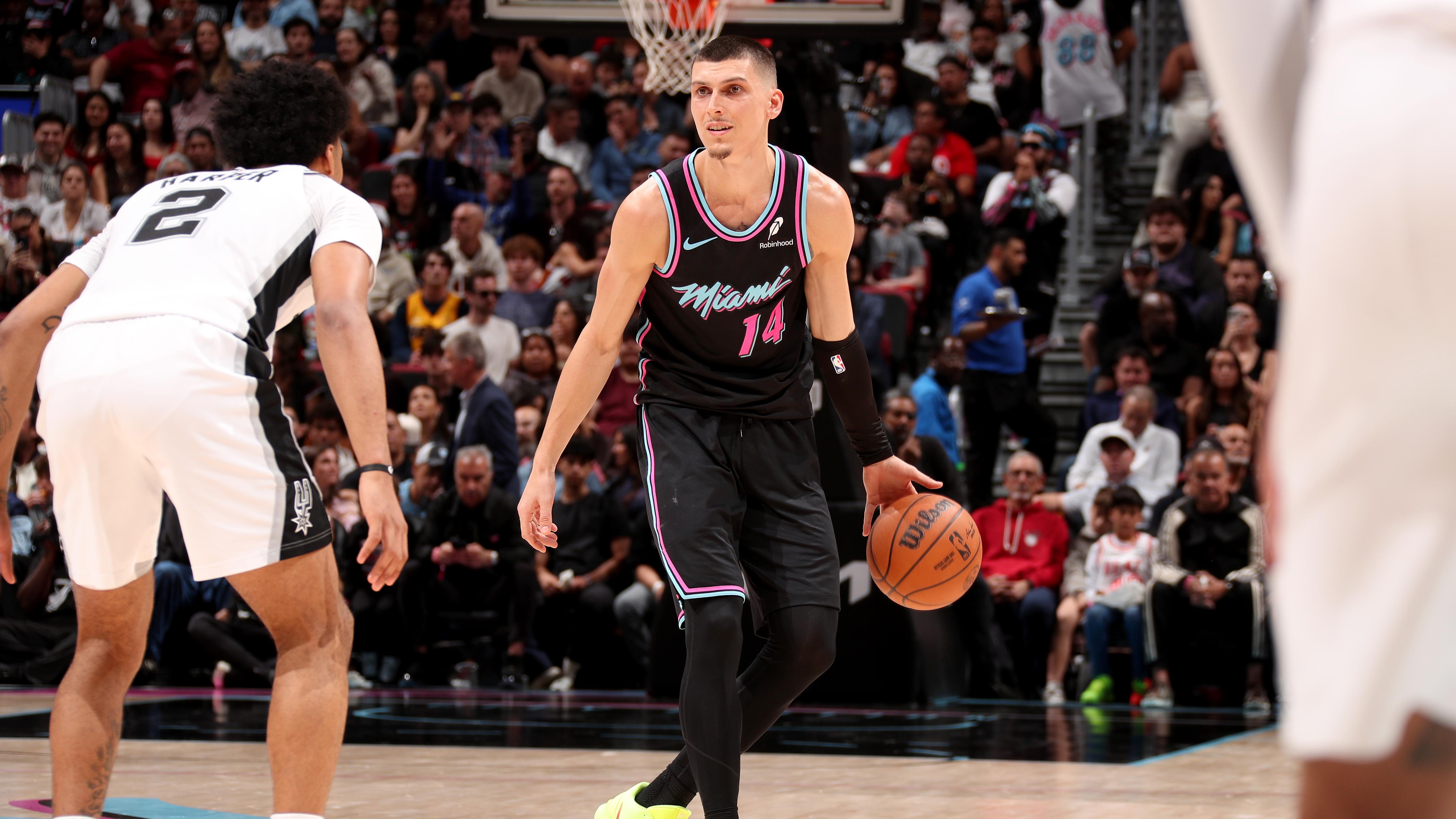 San Antonio Spurs v Miami Heat