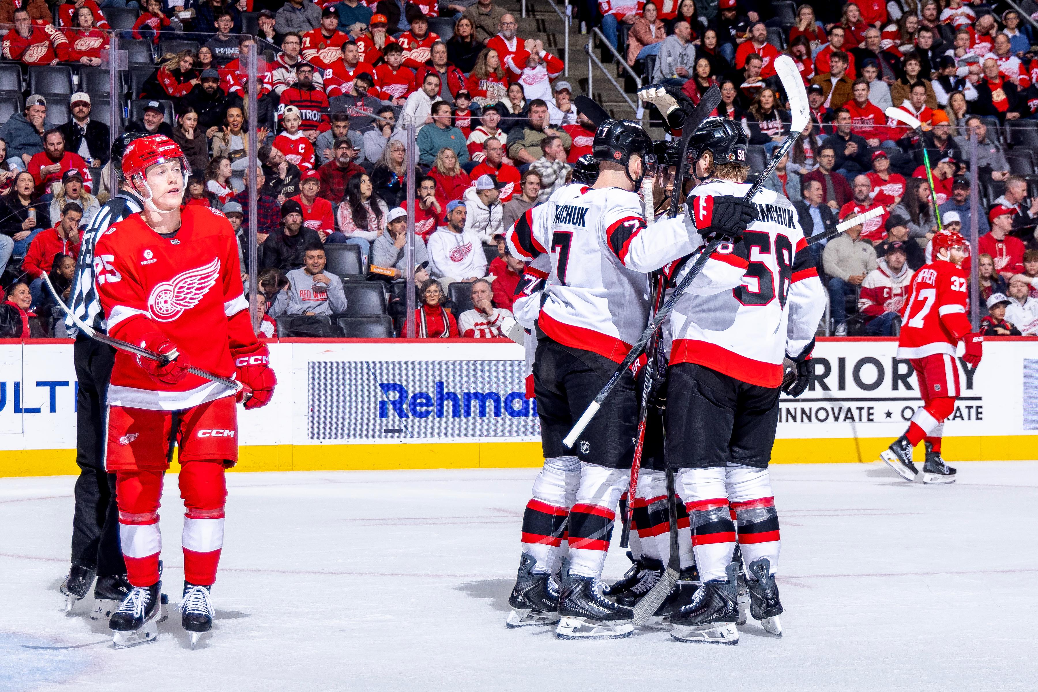 Ottawa Senators v Detroit Red Wings