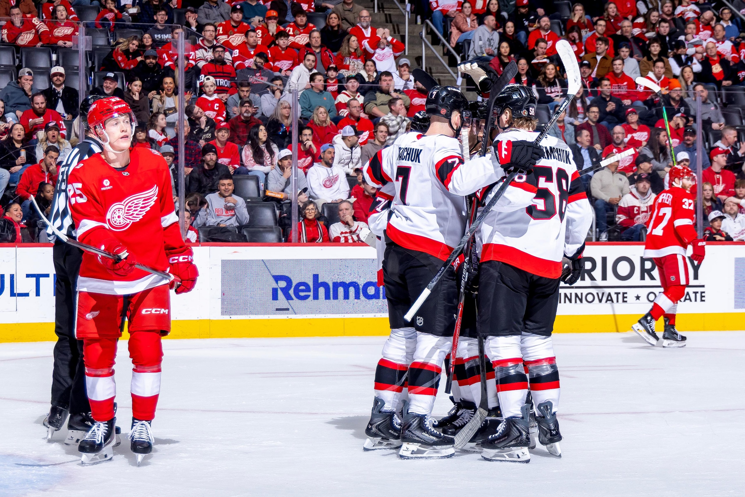 Ottawa Senators v Detroit Red Wings