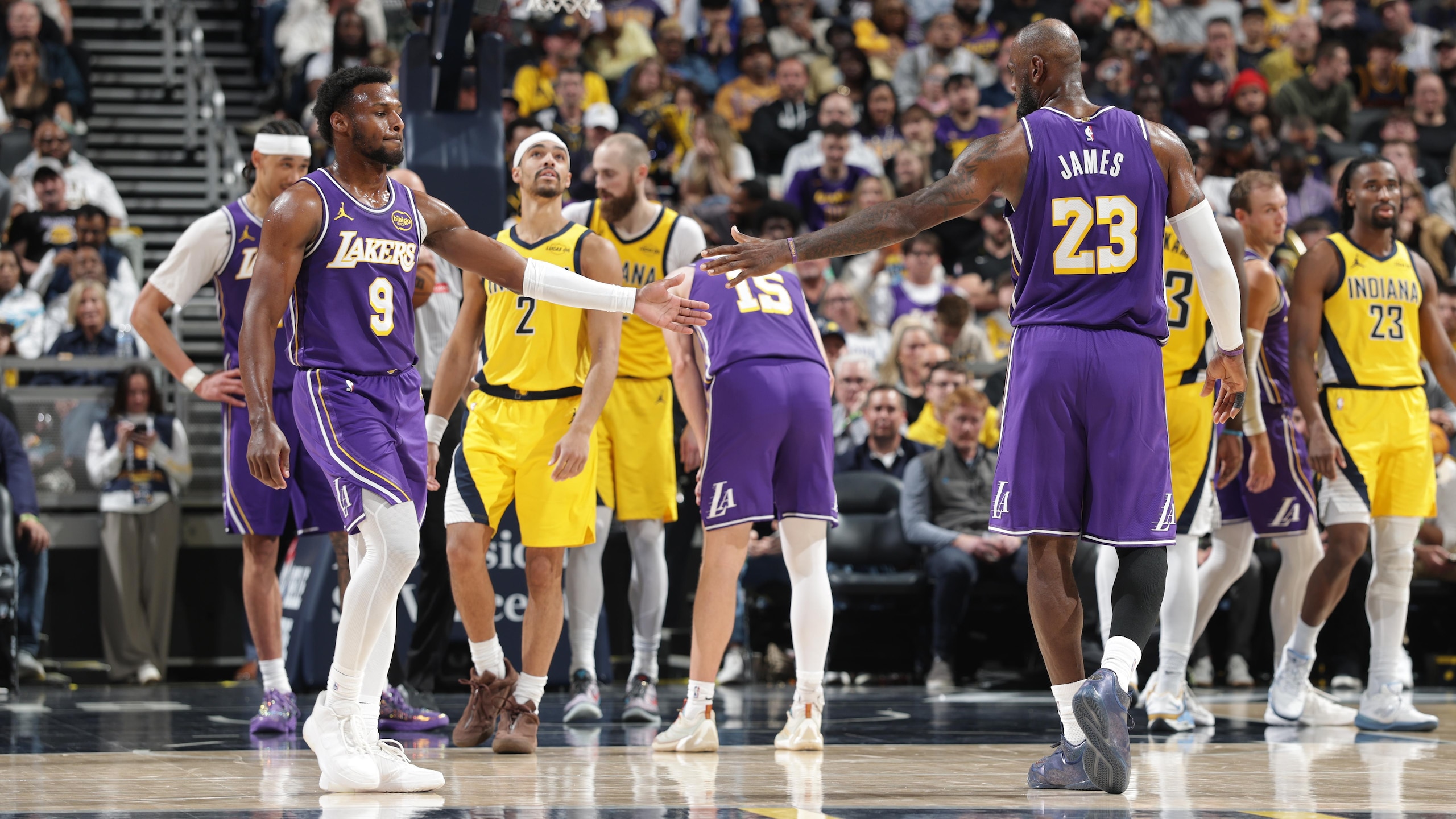 Los Angeles Lakers v Indiana Pacers