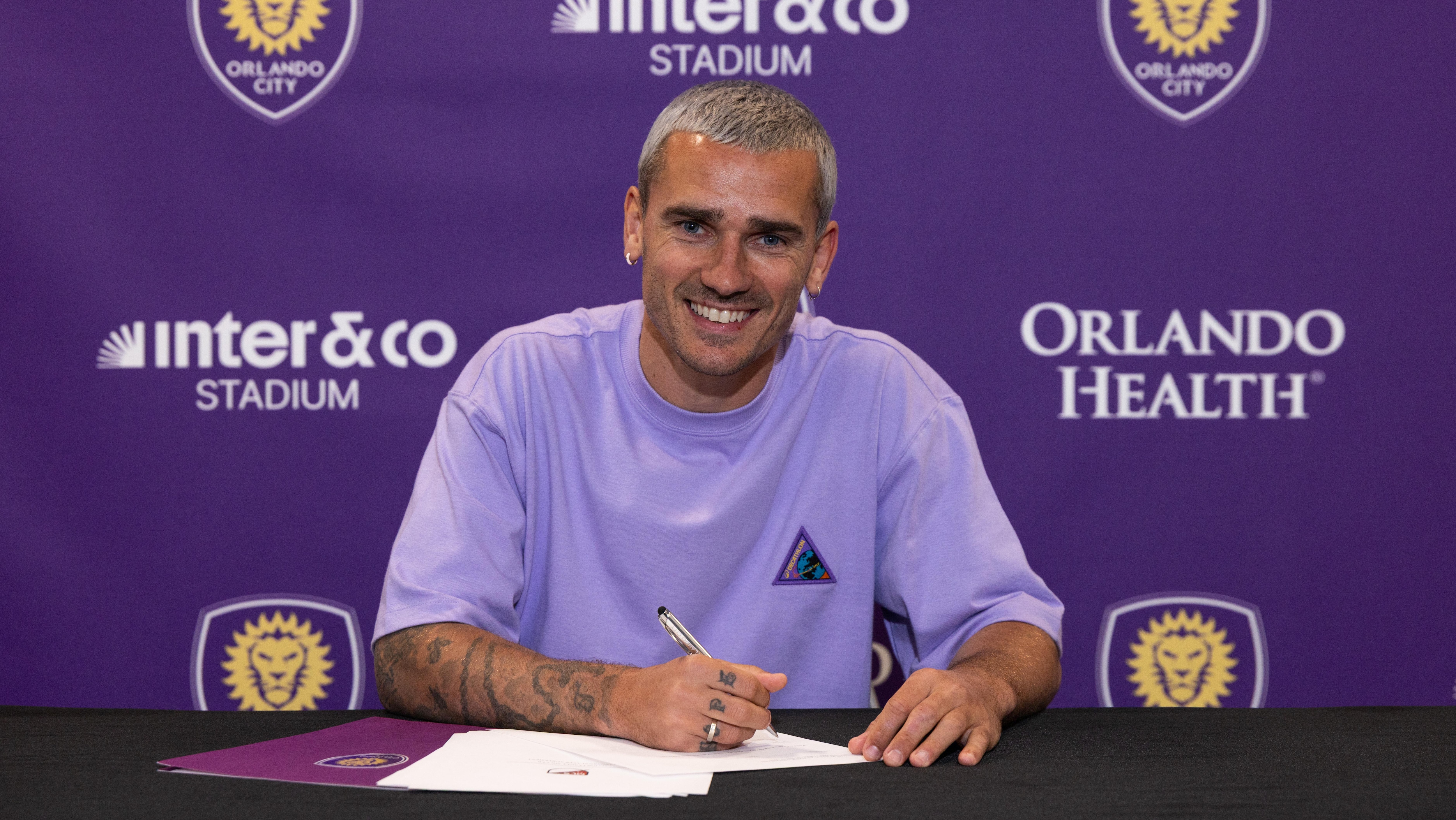 Orlando City SC Unveils New Signage Antoine Griezmann