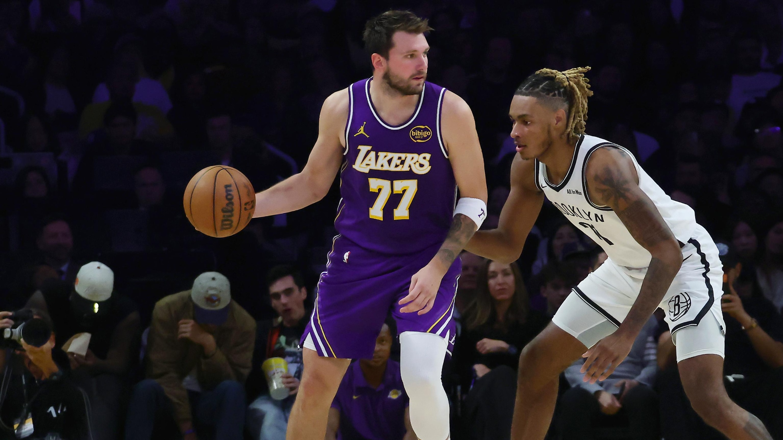 Brooklyn Nets v Los Angeles Lakers