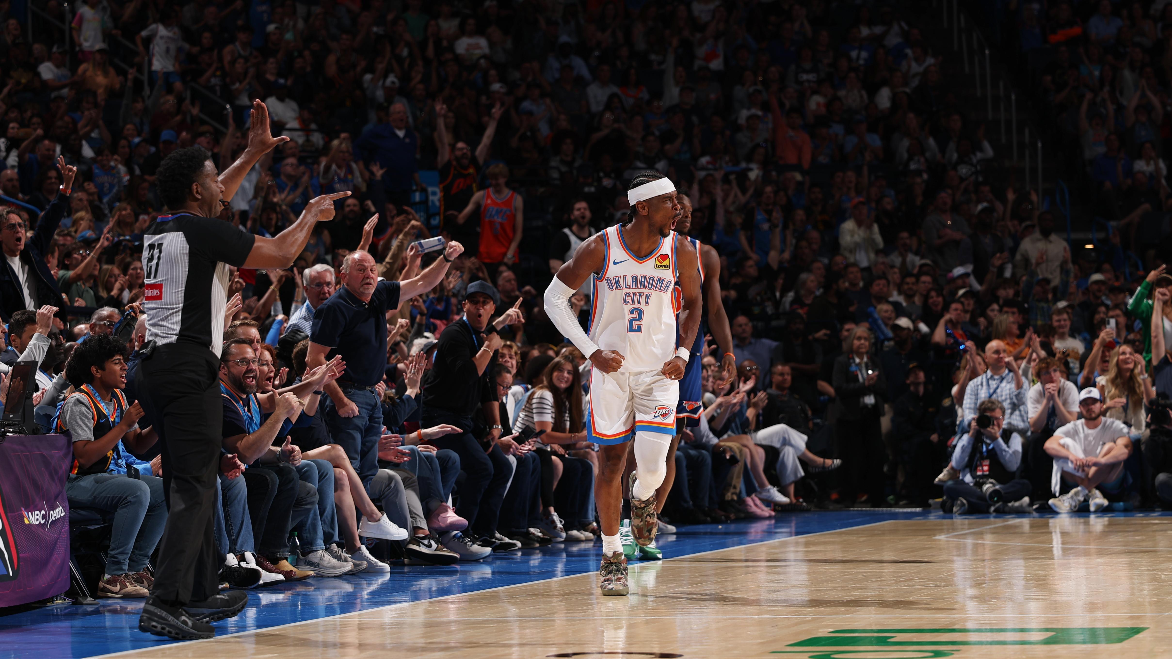 New York Knicks v Oklahoma City Thunder