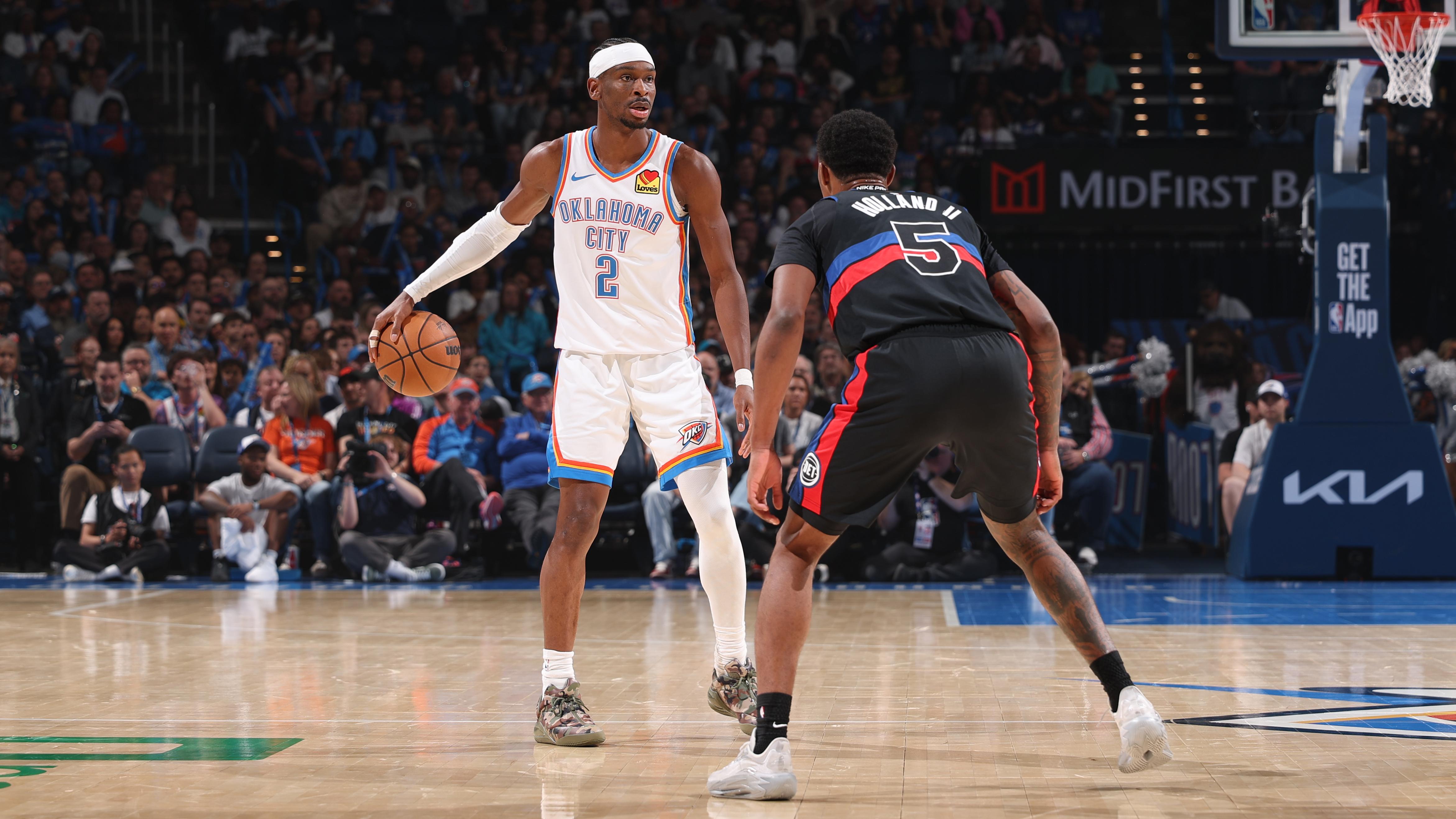 Detroit Pistons v Oklahoma City Thunder
