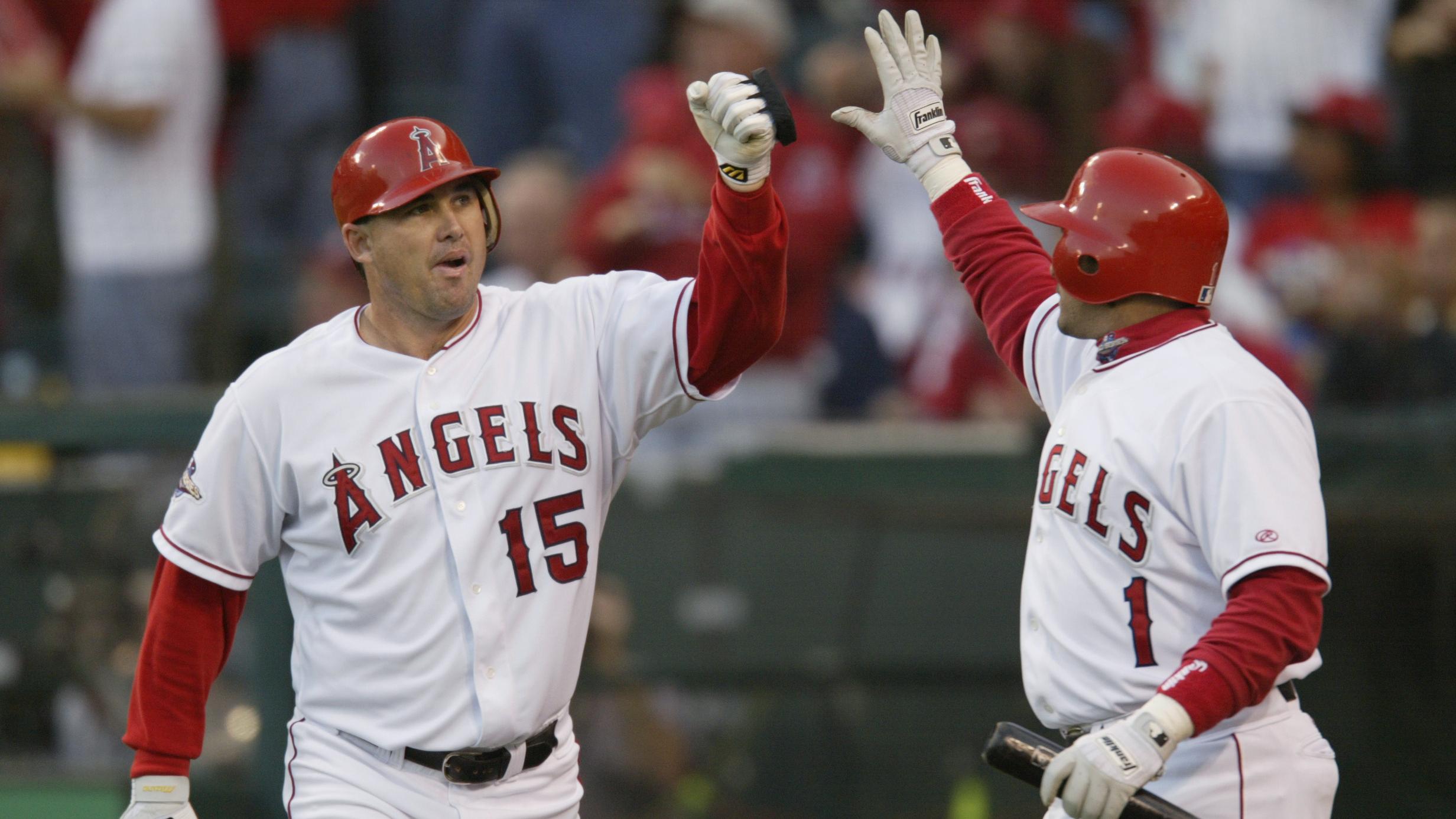 Tim Salmon and Bengie Molina