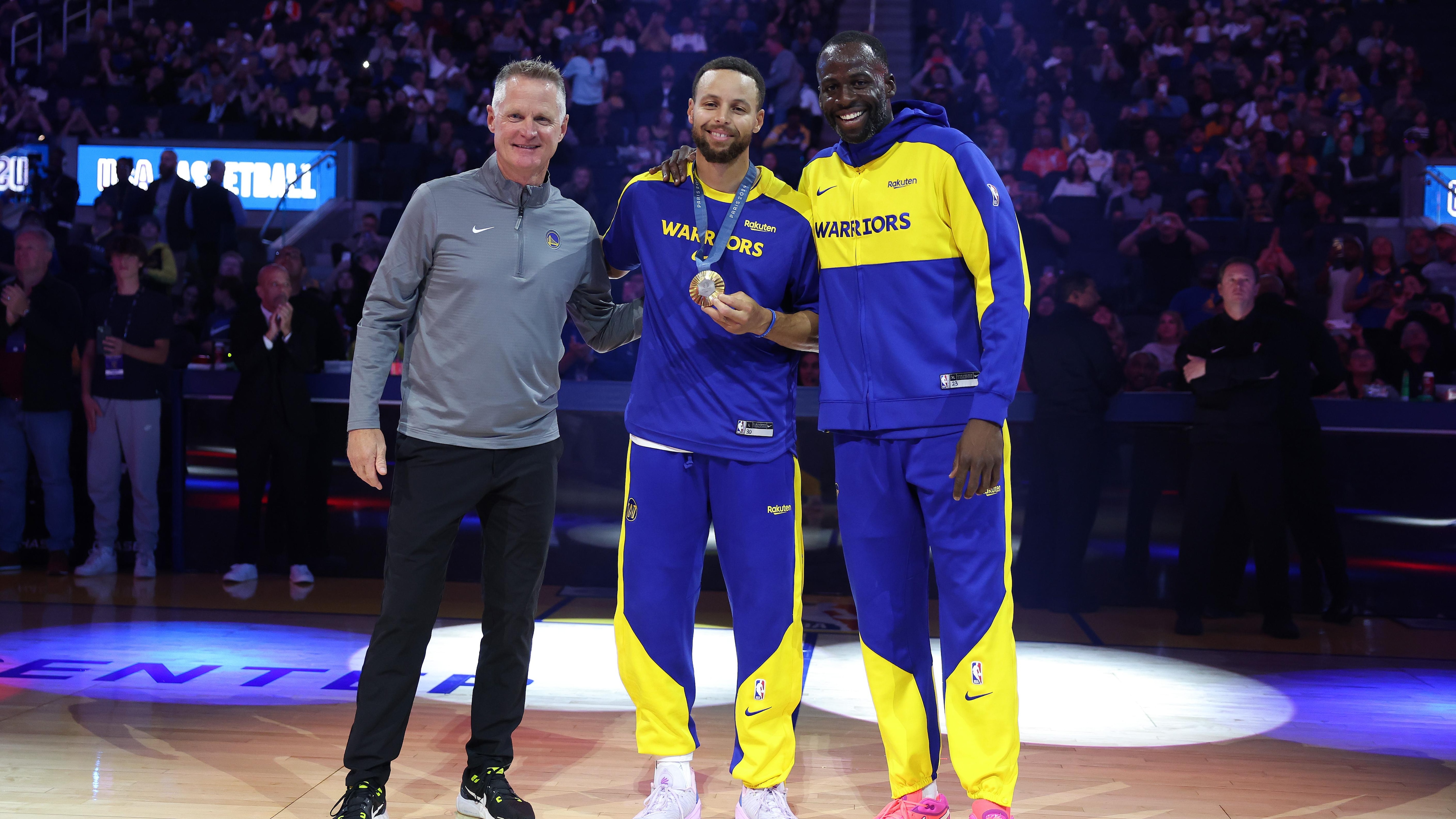 Steve Kerr Addresses NBA Retirement, Warriors Future and Watch Emotional Moment with Steph, Draymond