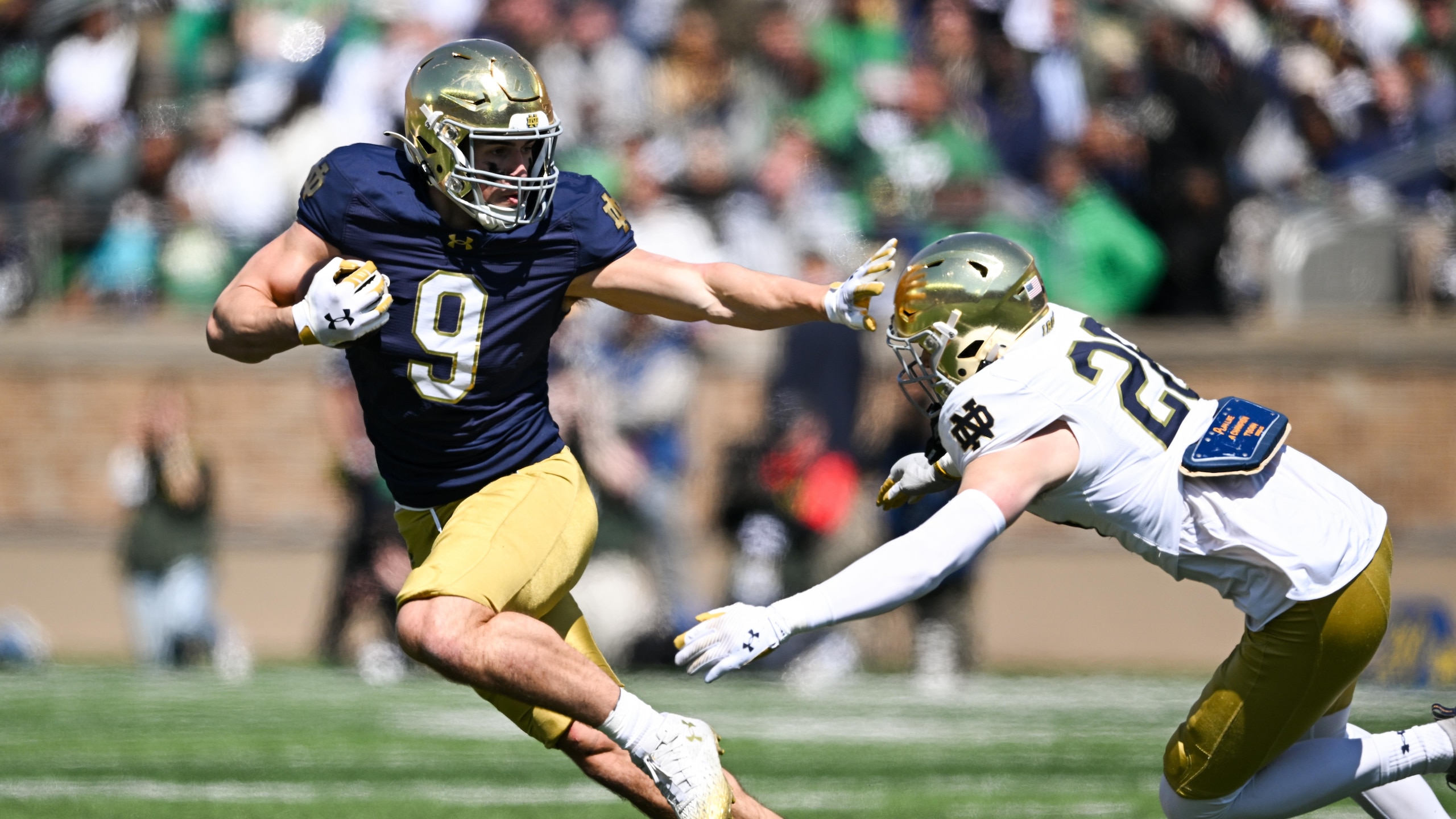 COLLEGE FOOTBALL: APR 12 Notre Dame Blue-Gold Game COLLEGE FOOTBALL: APR 12 Notre Dame Blue-Gold Game