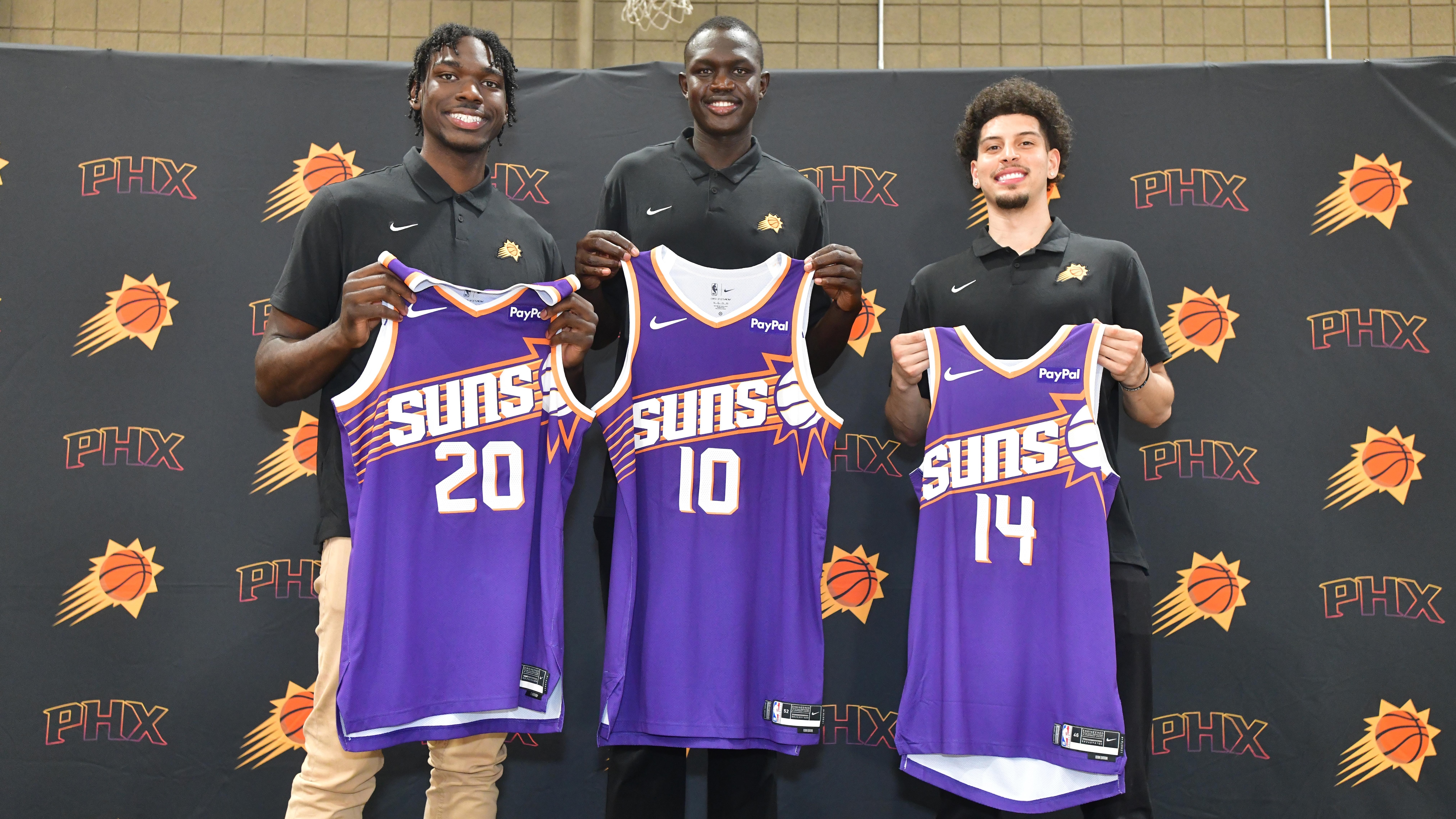 Phoenix Suns Introduce Khaman Maluach, Rasheer Fleming, and Koby Brea - Press Conference