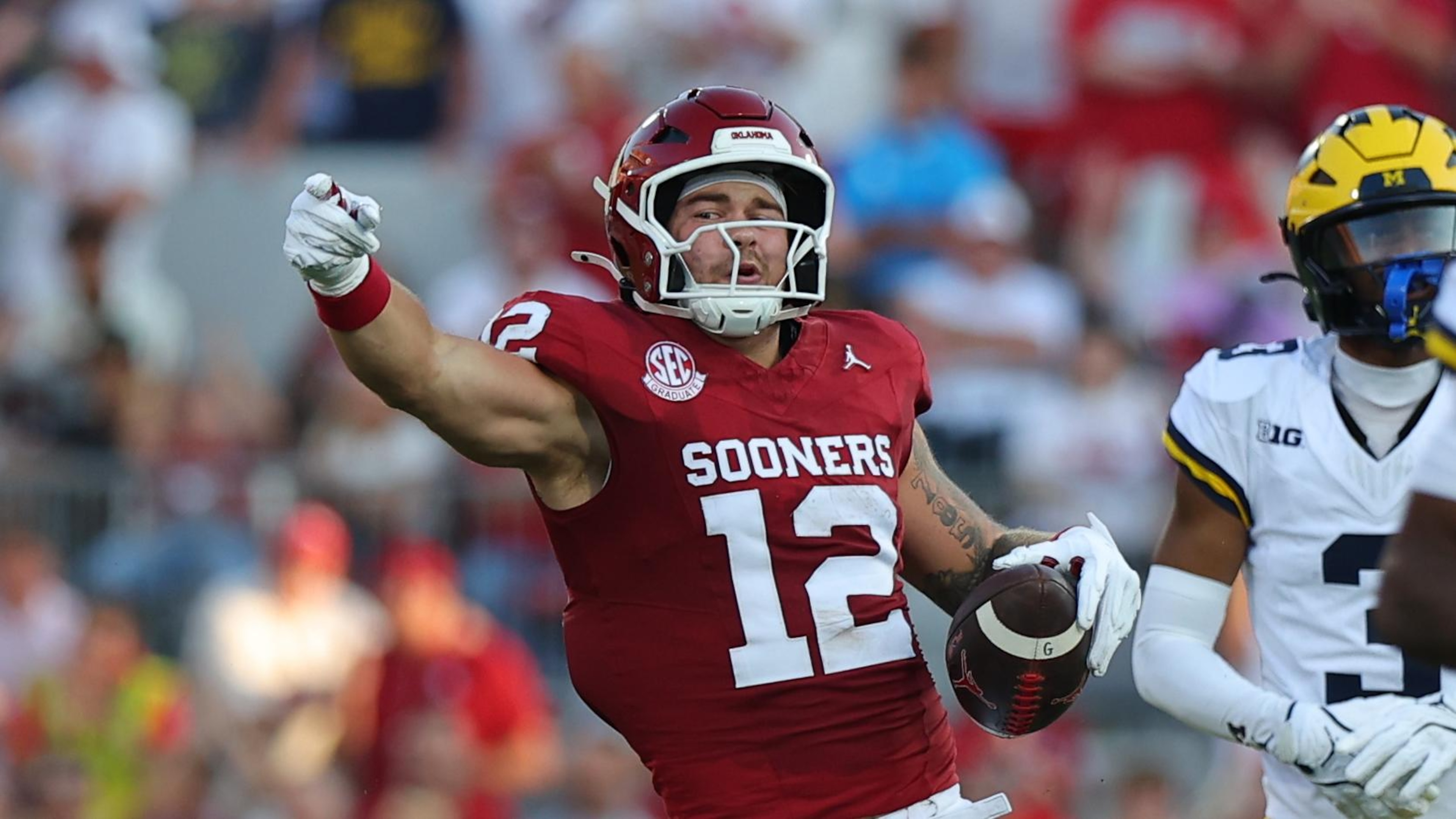 COLLEGE FOOTBALL: SEP 06 Michigan at Oklahoma COLLEGE FOOTBALL: SEP 06 Michigan at Oklahoma