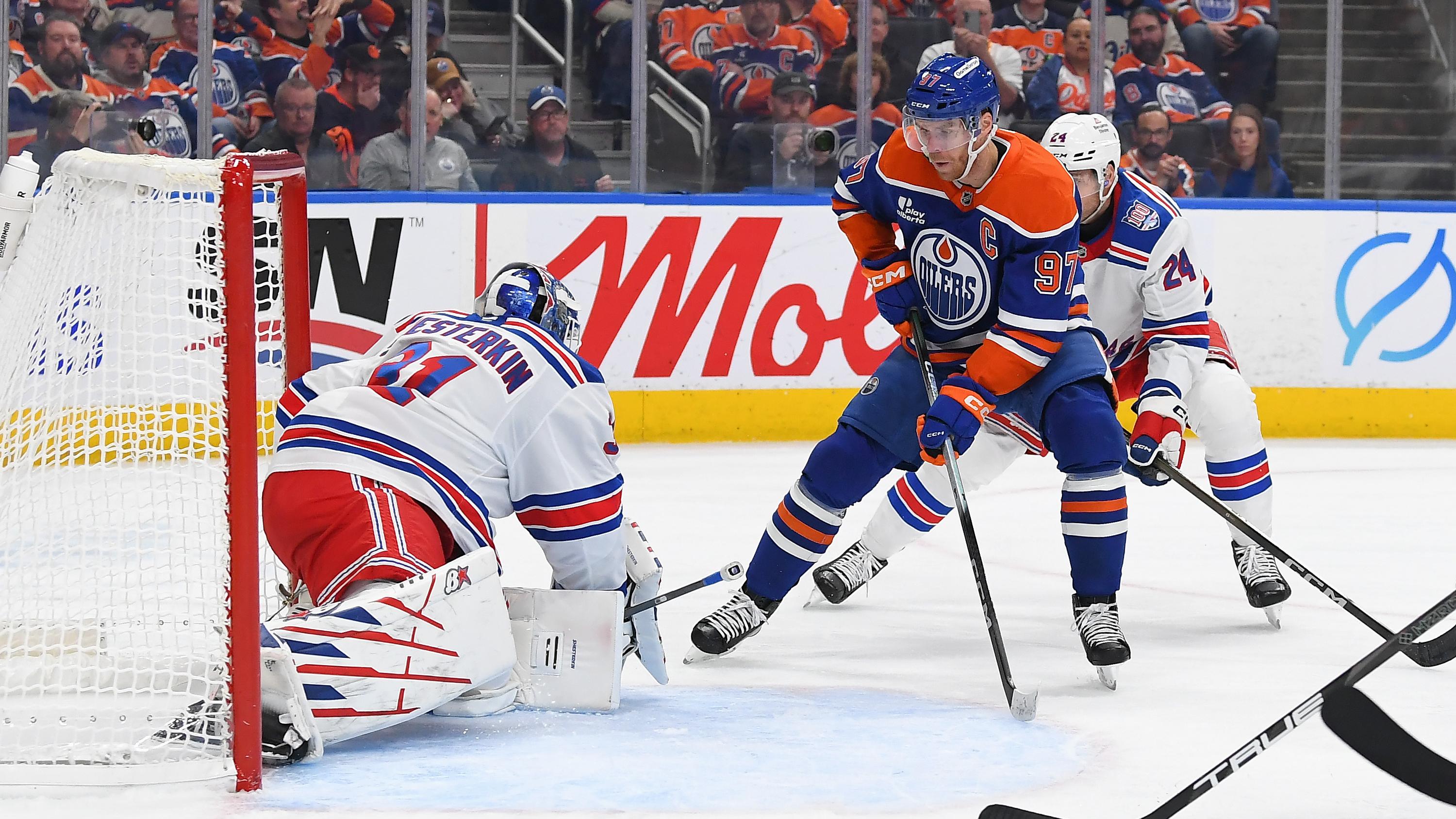 New York Rangers v Edmonton Oilers
