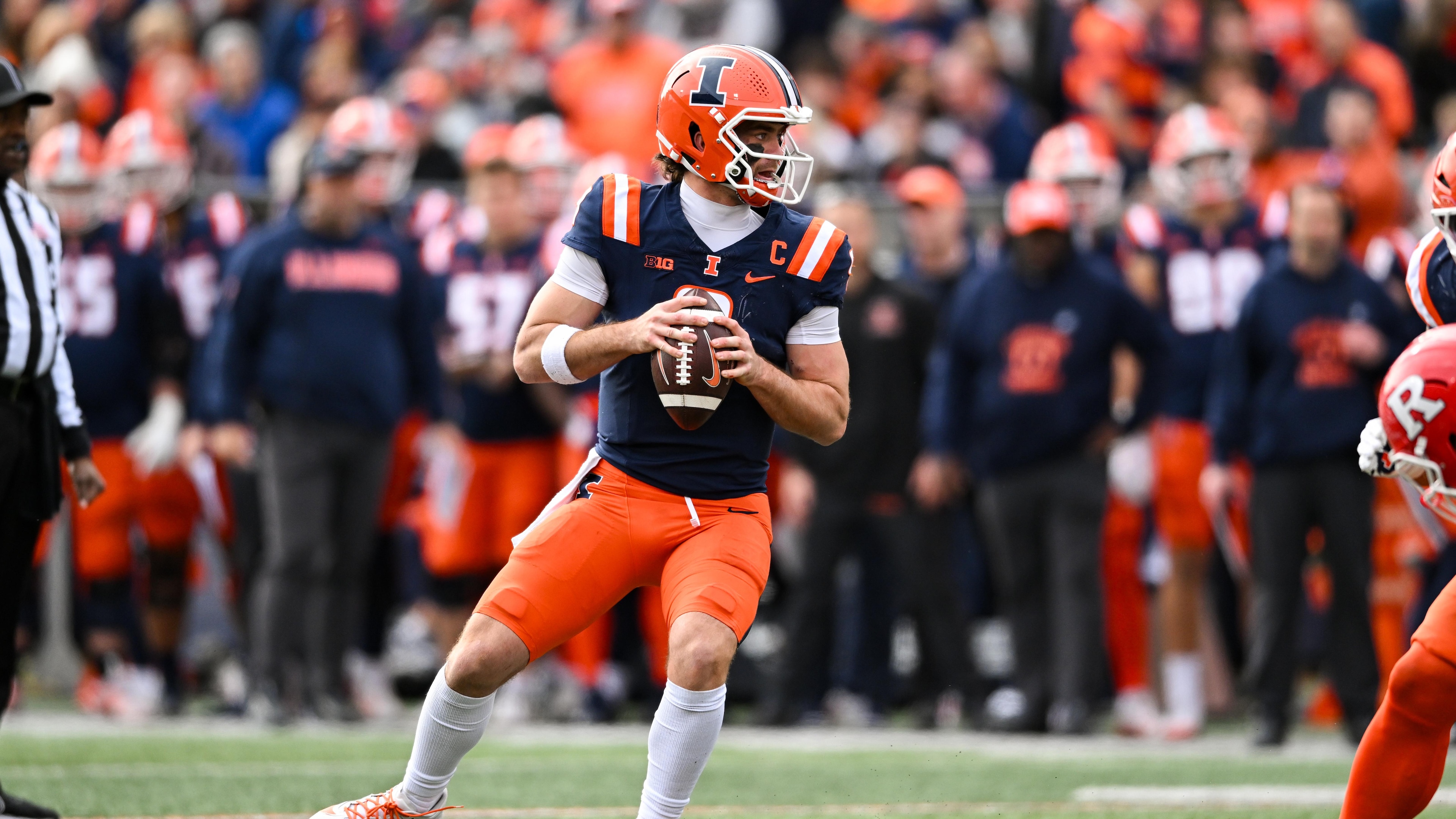 COLLEGE FOOTBALL: NOV 01 Rutgers at Illinois COLLEGE FOOTBALL: NOV 01 Rutgers at Illinois