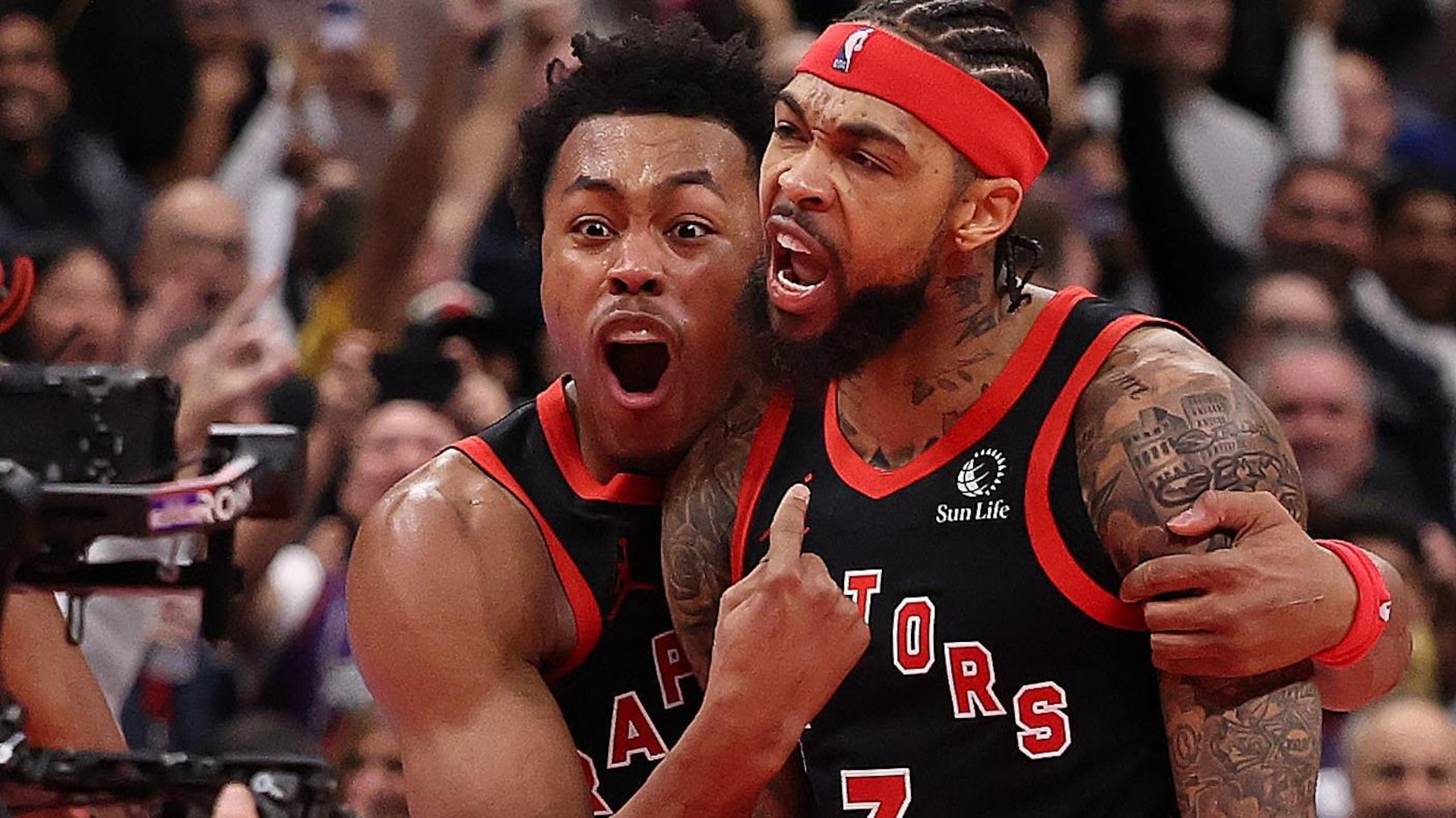Toronto Raptors play the Indiana Pacers in NBA Cup action