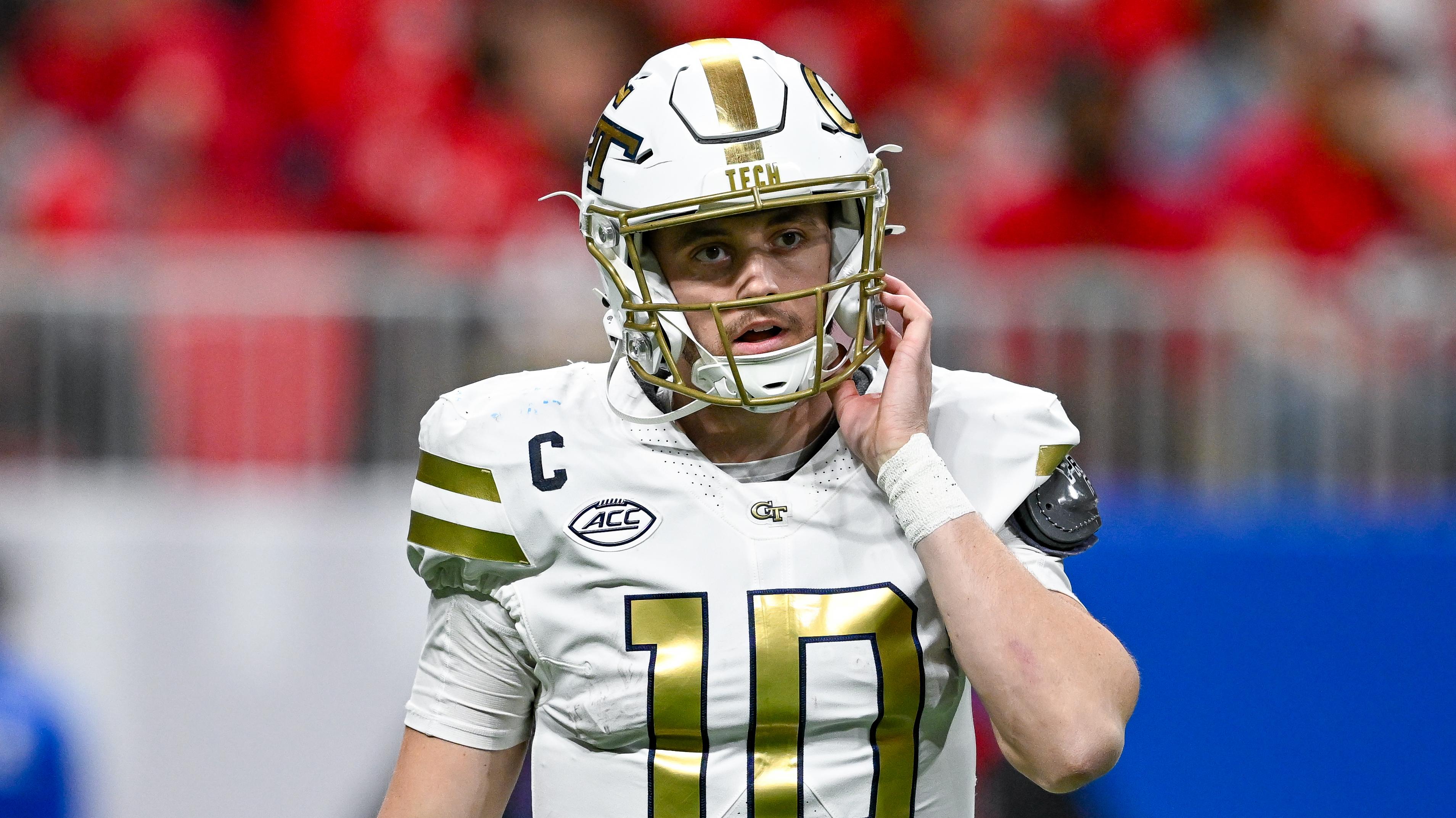 COLLEGE FOOTBALL: NOV 28 Invesco QQQ Atlanta Gridiron Classic Georgia vs Georgia Tech