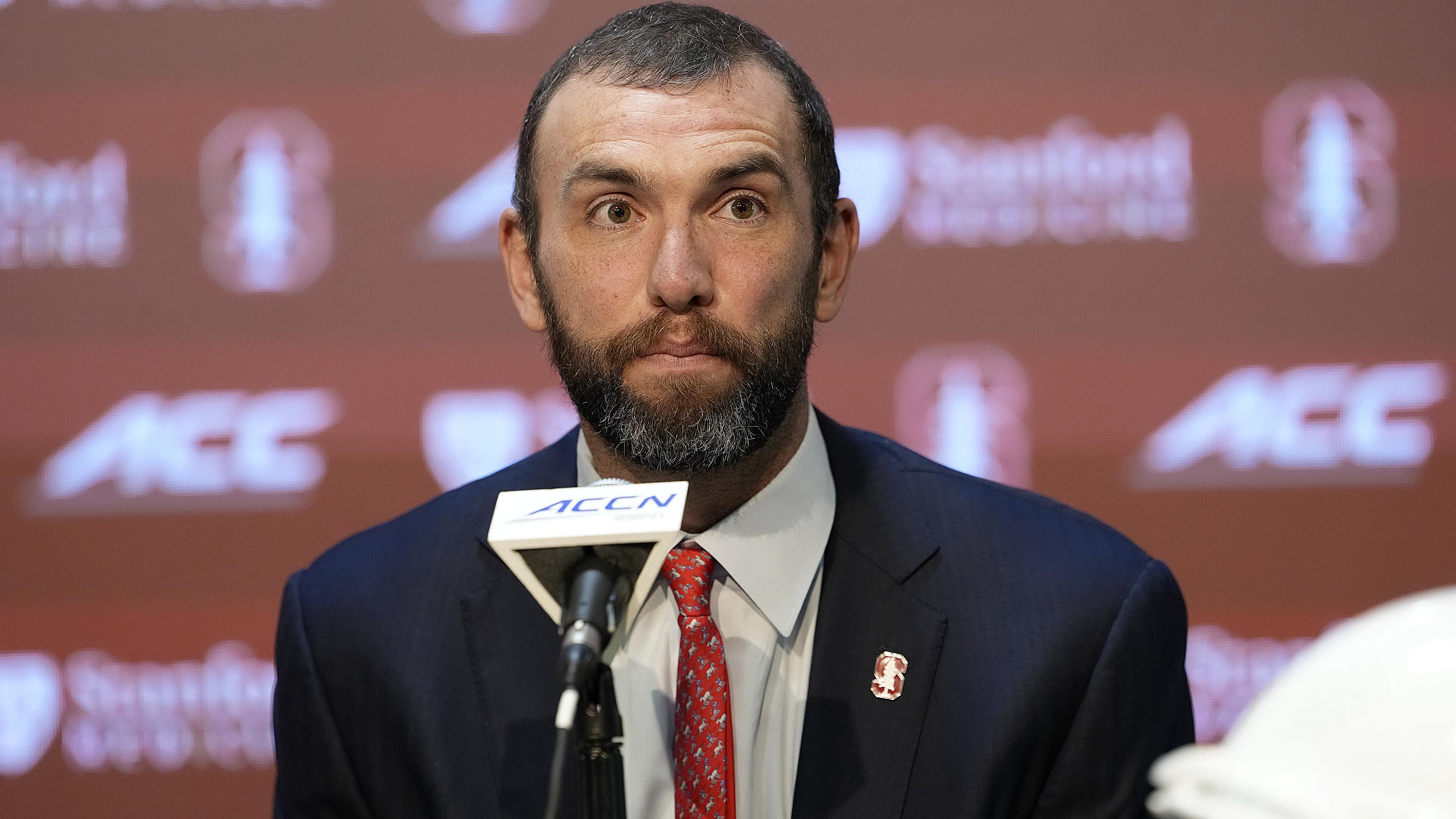 Stanford Football Hosts Press Conference Introducing New Head Coach Tavita Pritchard