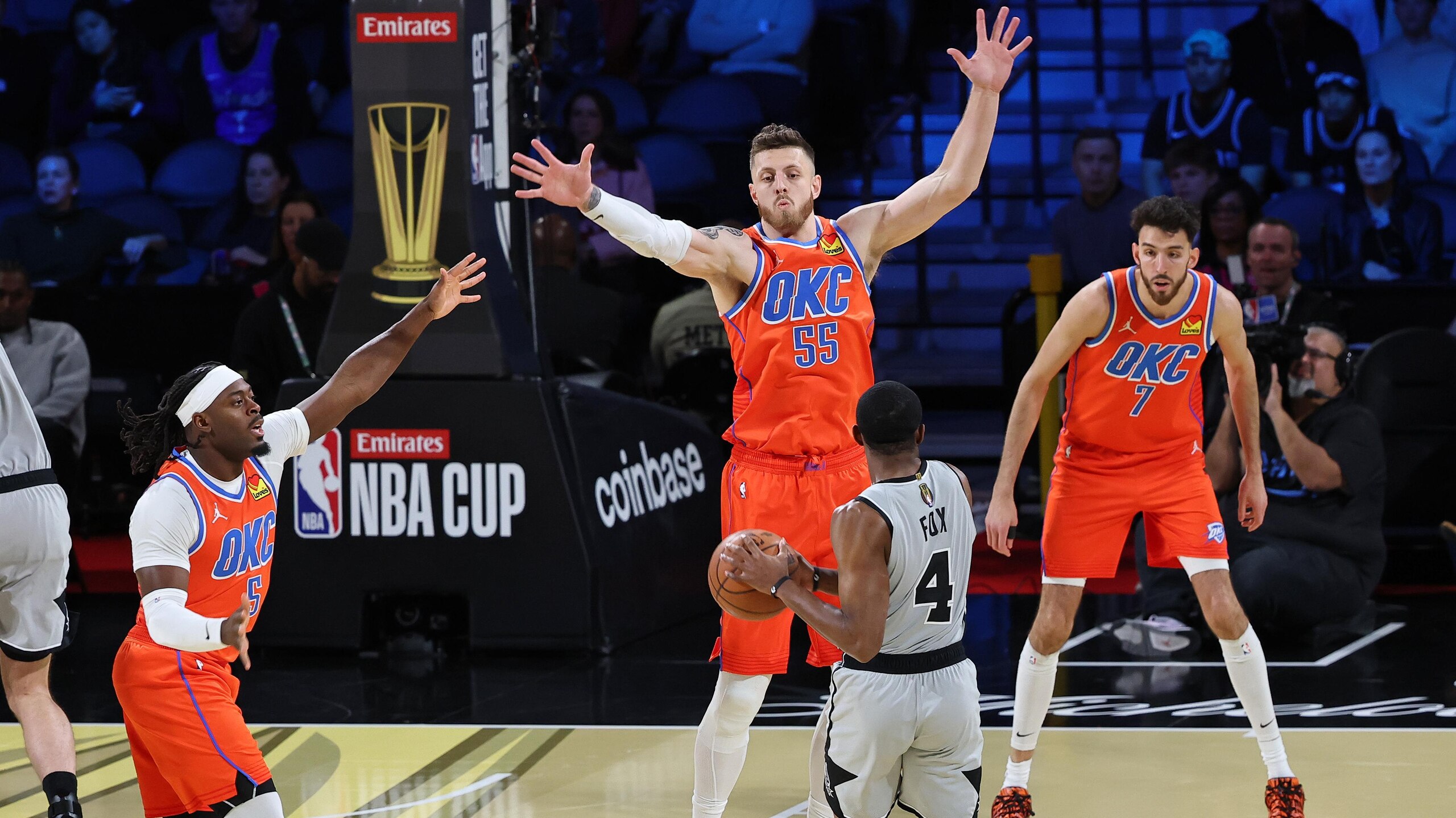 San Antonio Spurs v Oklahoma City Thunder: Emirates NBA Cup - Semifinals