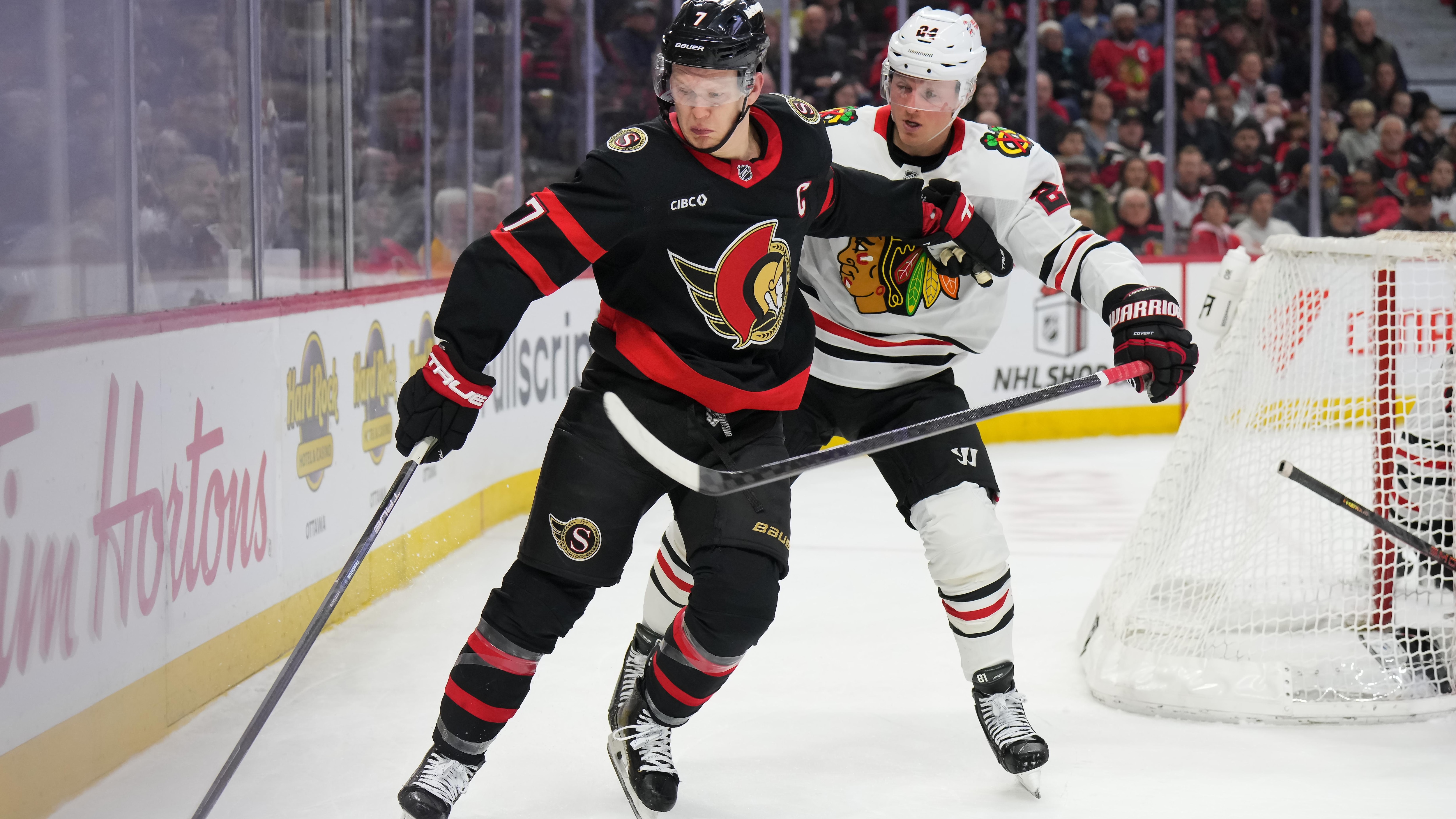 Chicago Blackhawks vs Ottawa Senators