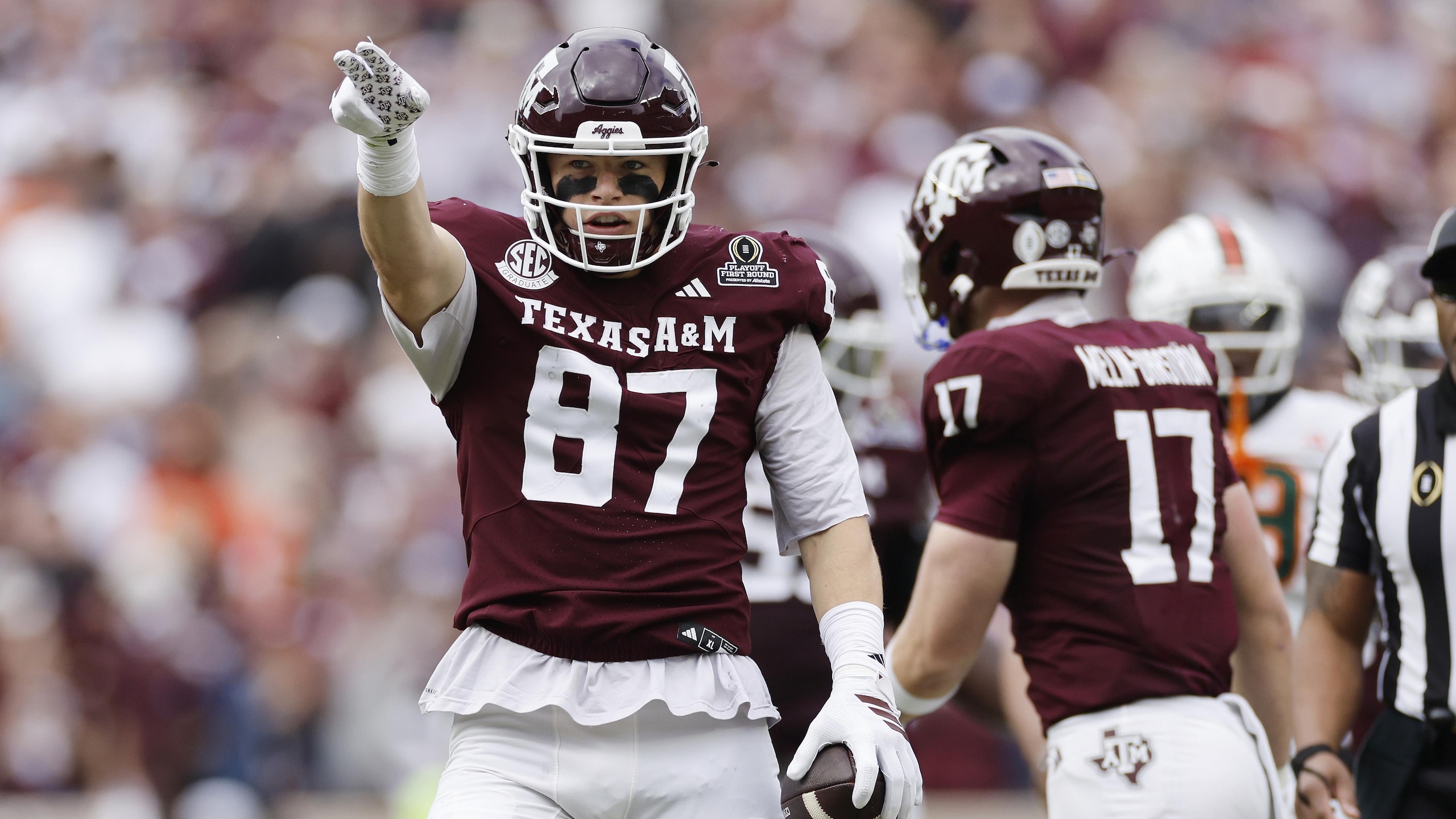 COLLEGE FOOTBALL: DEC 20 College Football Playoff First Round Game Miami at Texas A&M COLLEGE FOOTBALL: DEC 20 College Football Playoff First Round Game Miami at Texas A&M