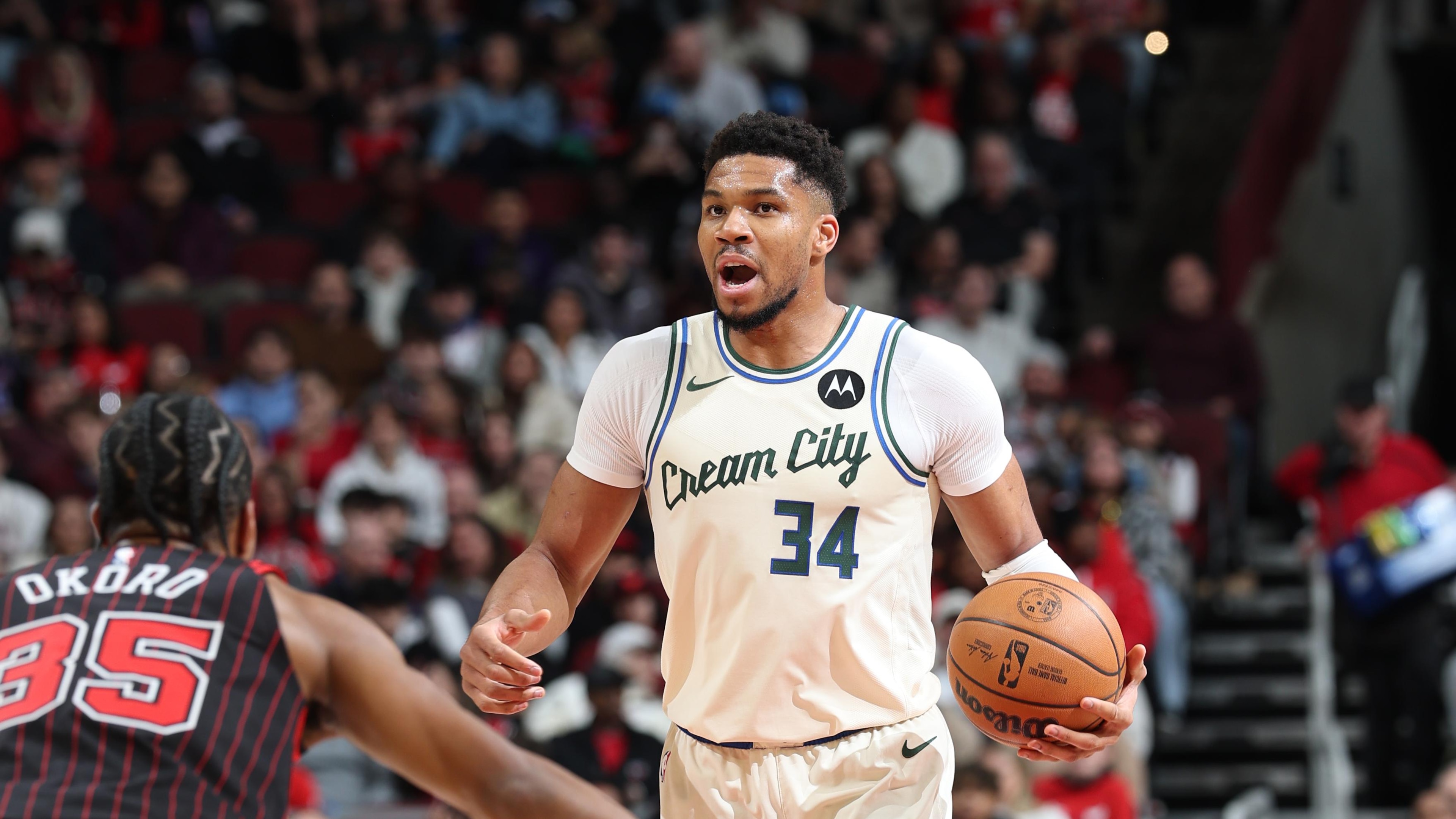 Milwaukee Bucks v Chicago Bulls Milwaukee Bucks v Chicago Bulls