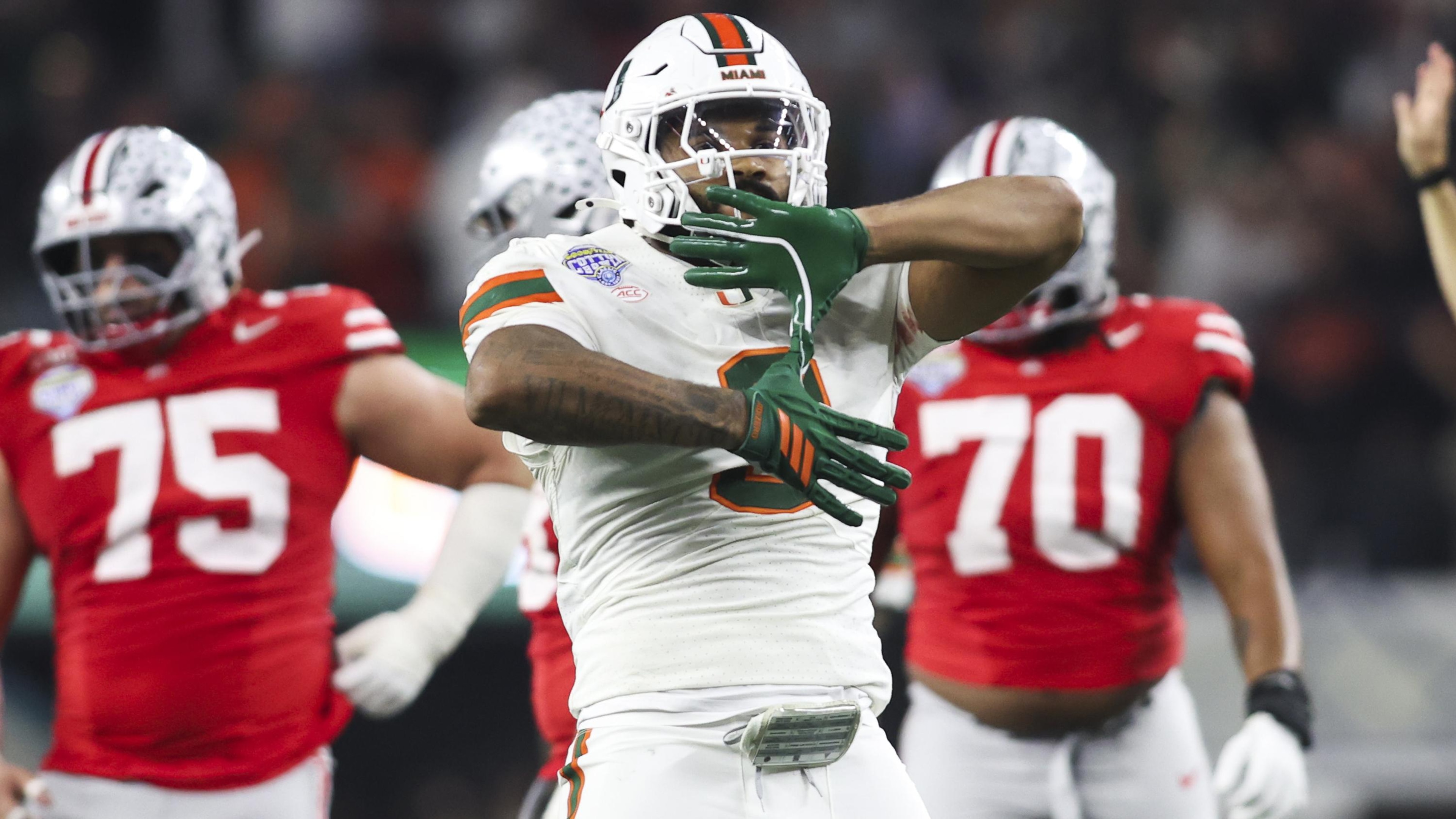 College Football Playoff Quarterfinal - Goodyear Cotton Bowl Classic: Miami v Ohio State College Football Playoff Quarterfinal - Goodyear Cotton Bowl Classic: Miami v Ohio State