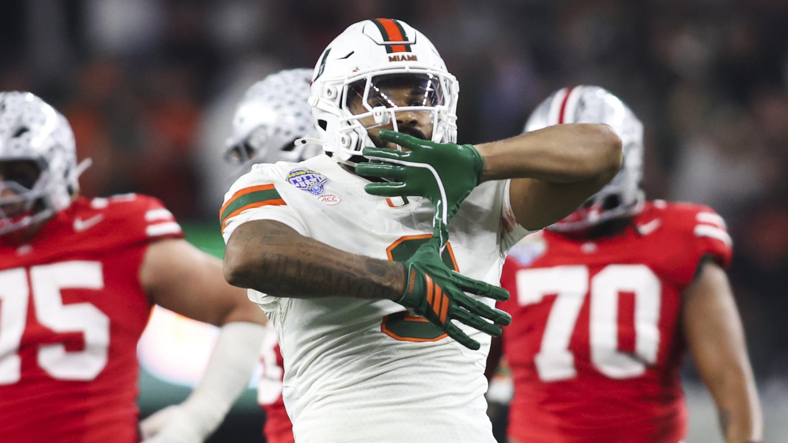 College Football Playoff Quarterfinal - Goodyear Cotton Bowl Classic: Miami v Ohio State