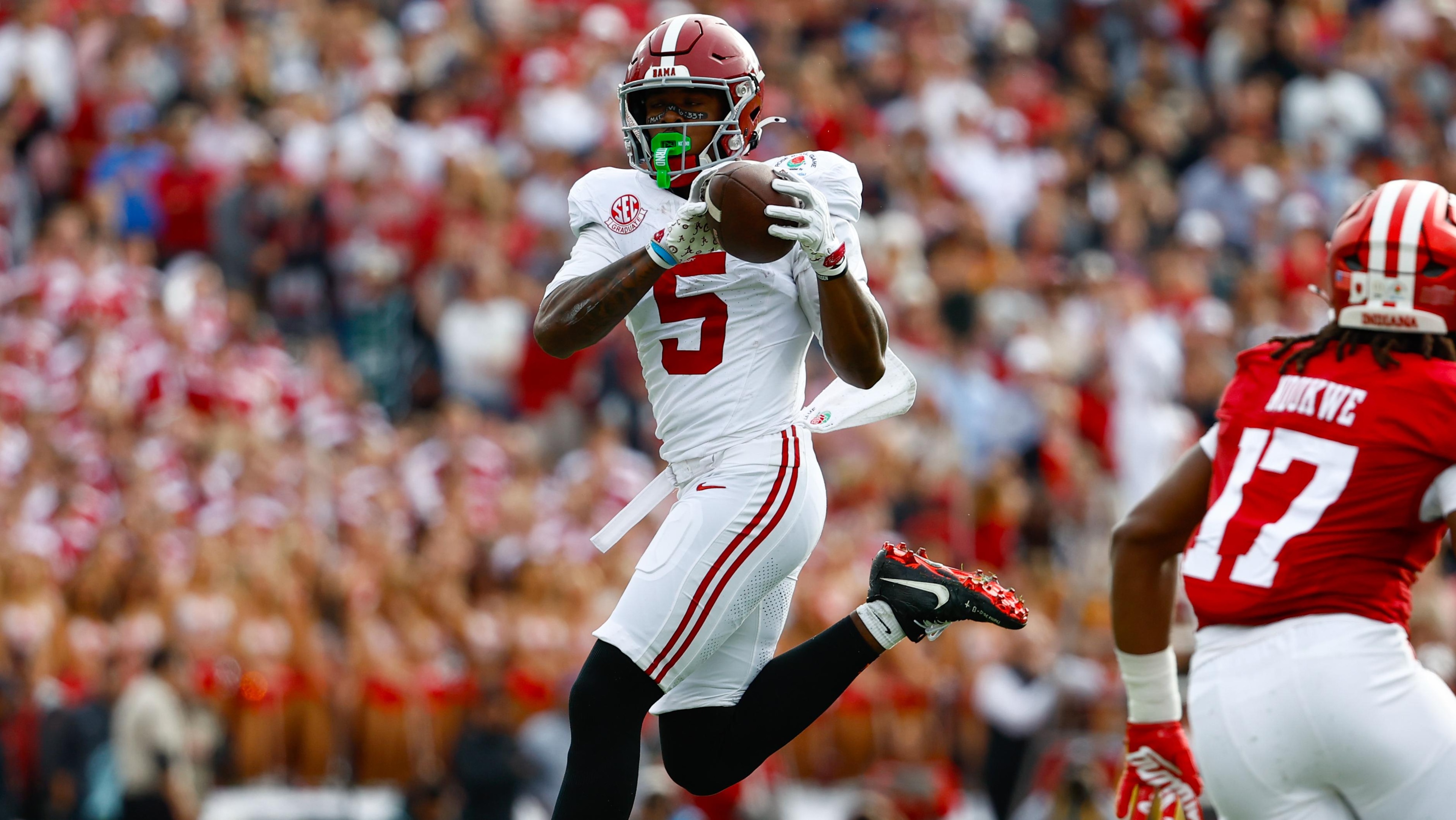College Football Playoff Quarterfinal - Rose Bowl Presented by Prudential: Alabama v Indiana College Football Playoff Quarterfinal - Rose Bowl Presented by Prudential: Alabama v Indiana