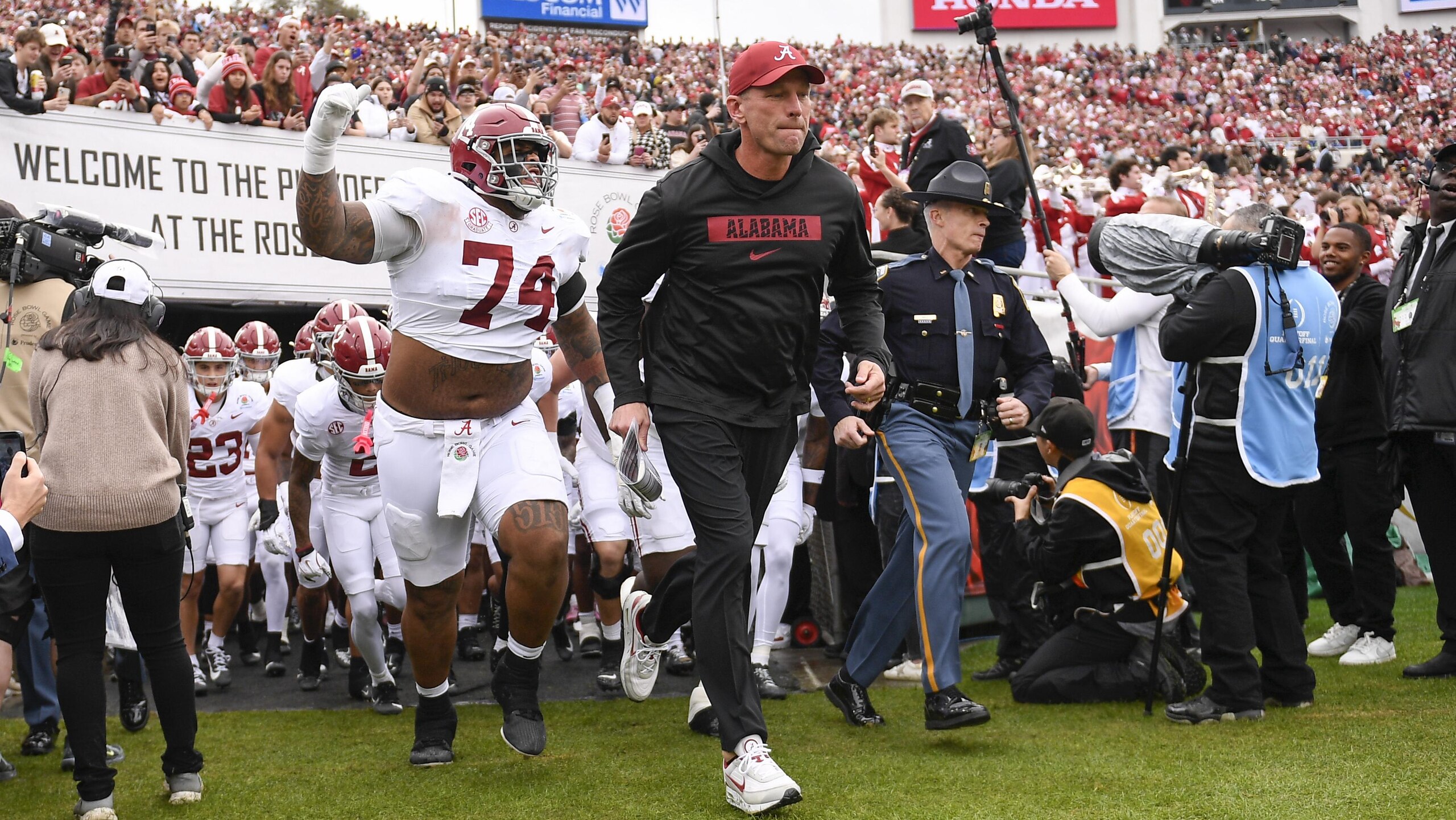 College Football Playoff Quarterfinal - Rose Bowl Presented by Prudential: Alabama v Indiana