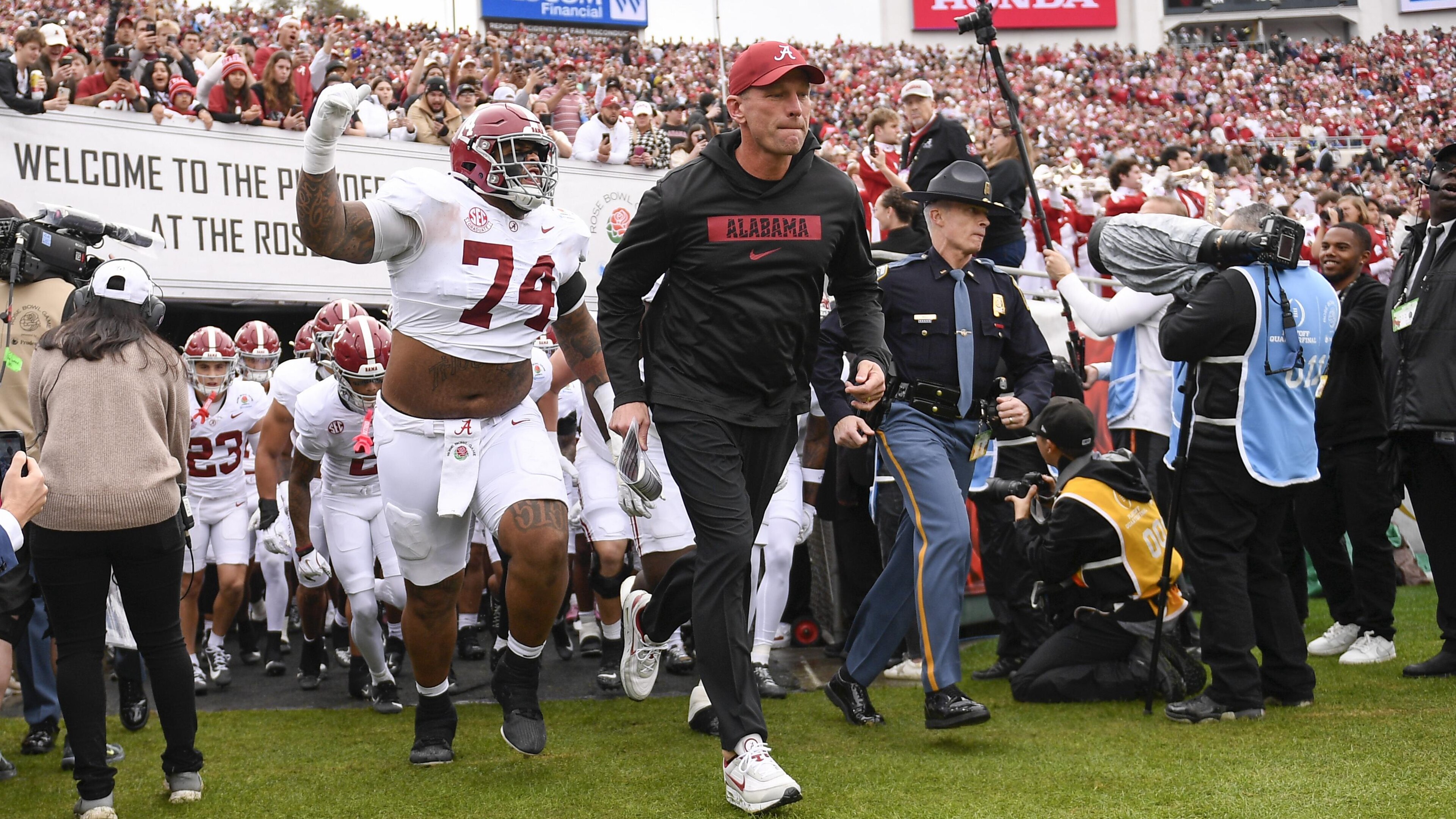 College Football Playoff Quarterfinal - Rose Bowl Presented by Prudential: Alabama v Indiana