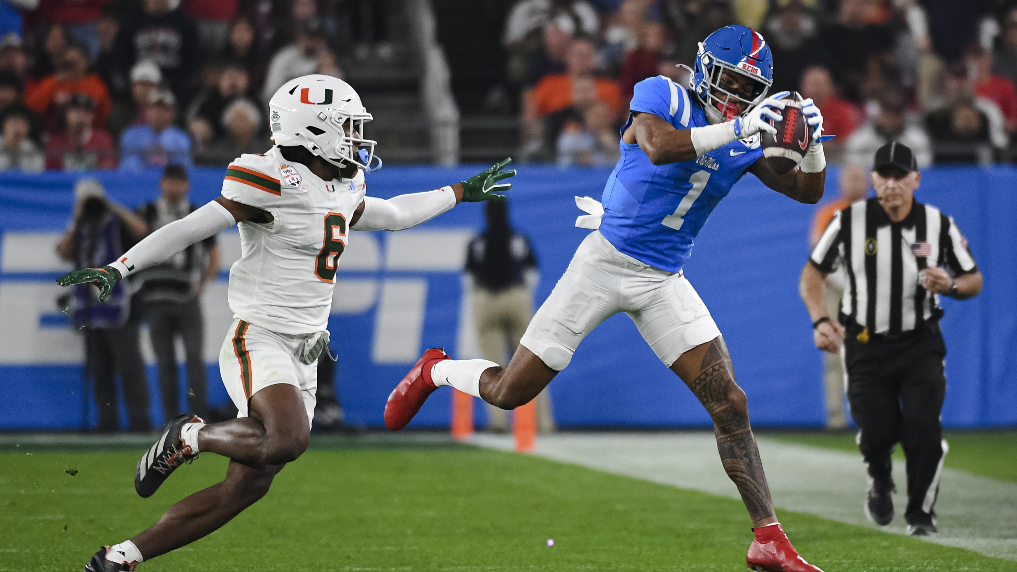 College Football Playoff Semifinal - Vrbo Fiesta Bowl: Miami v Ole Miss