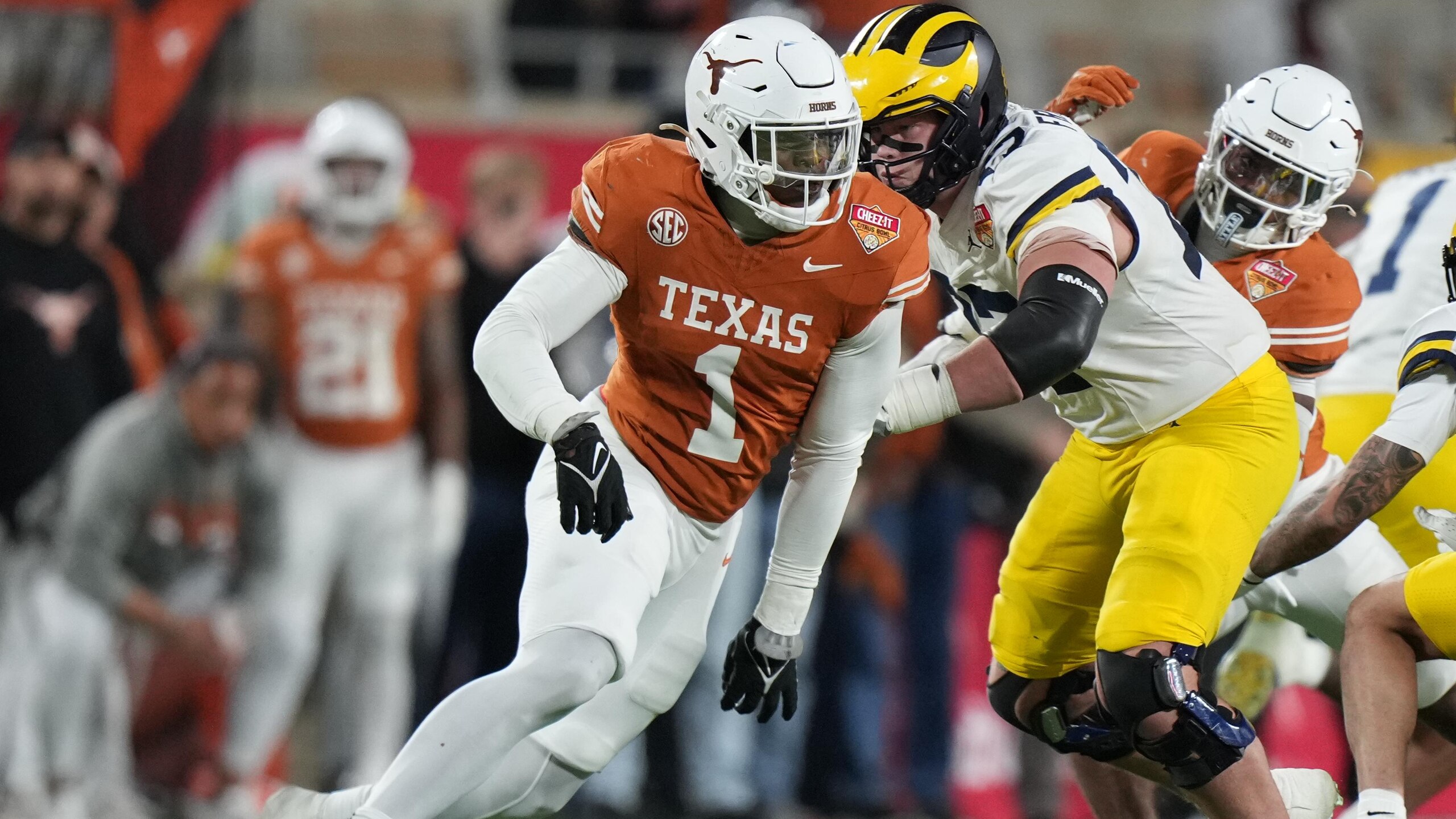 COLLEGE FOOTBALL: DEC 31 Cheez-It Citrus Bowl Michigan vs Texas COLLEGE FOOTBALL: DEC 31 Cheez-It Citrus Bowl Michigan vs Texas
