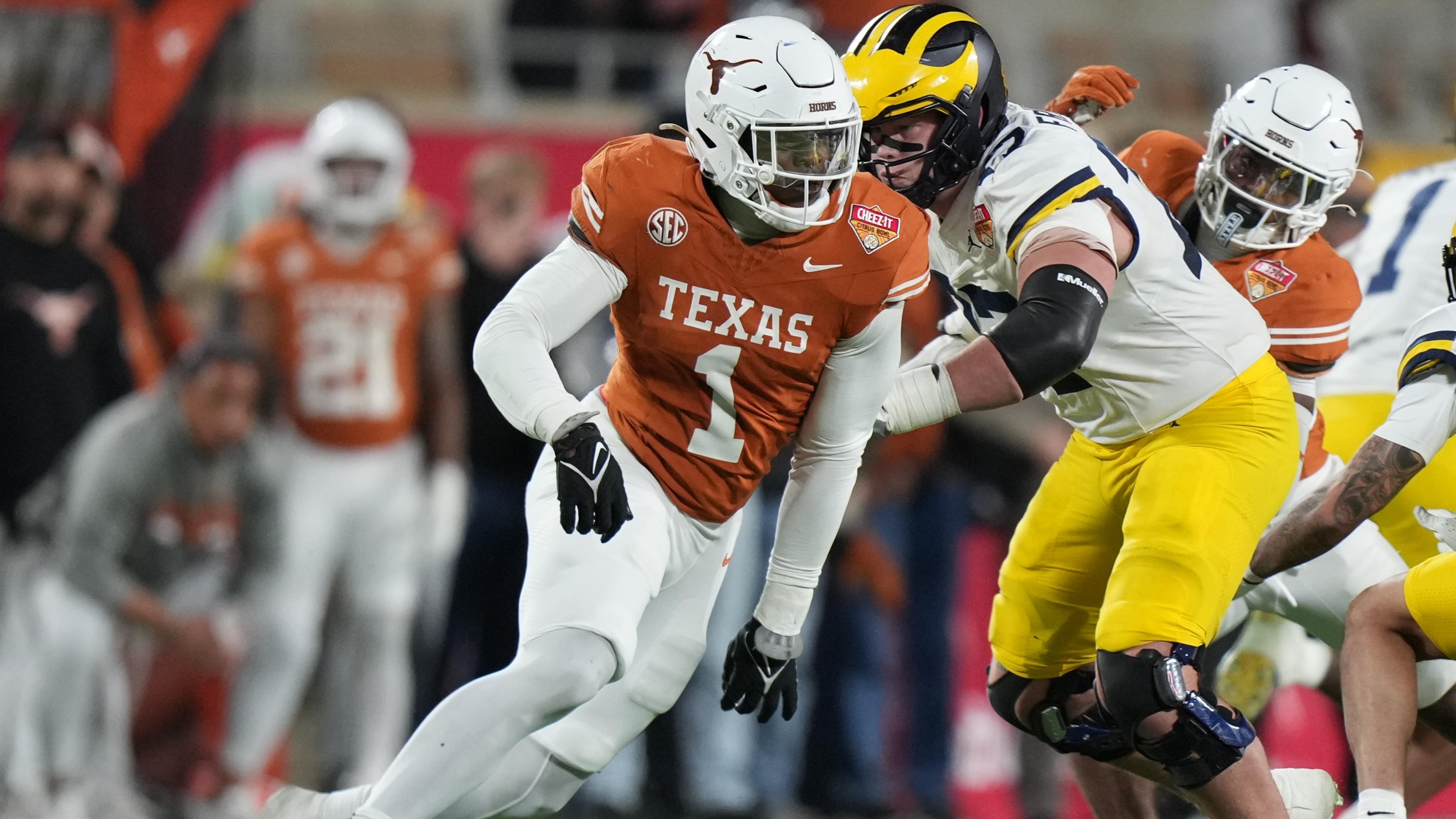 COLLEGE FOOTBALL: DEC 31 Cheez-It Citrus Bowl Michigan vs Texas COLLEGE FOOTBALL: DEC 31 Cheez-It Citrus Bowl Michigan vs Texas