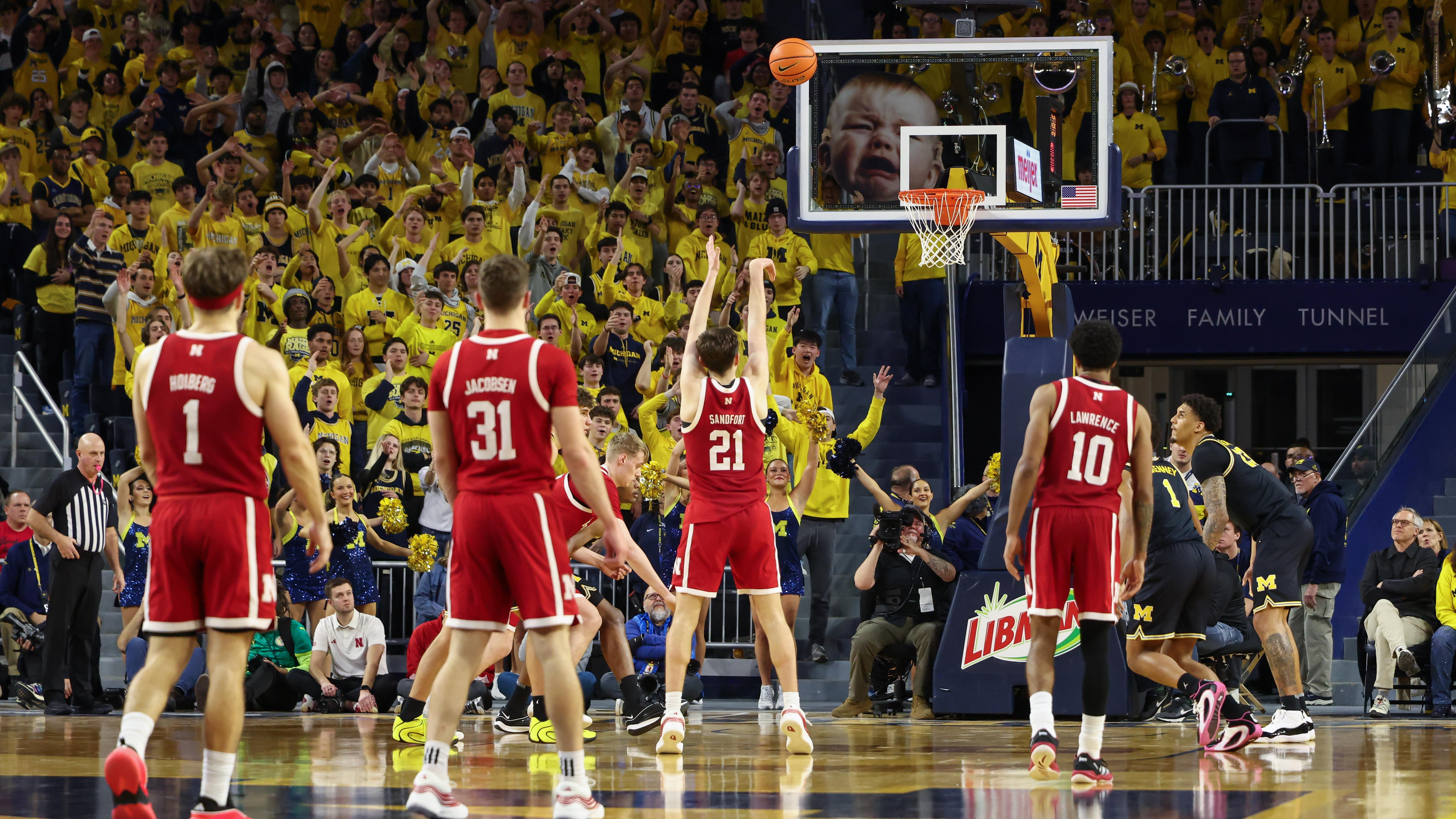 COLLEGE BASKETBALL: JAN 27 Nebraska at Michigan