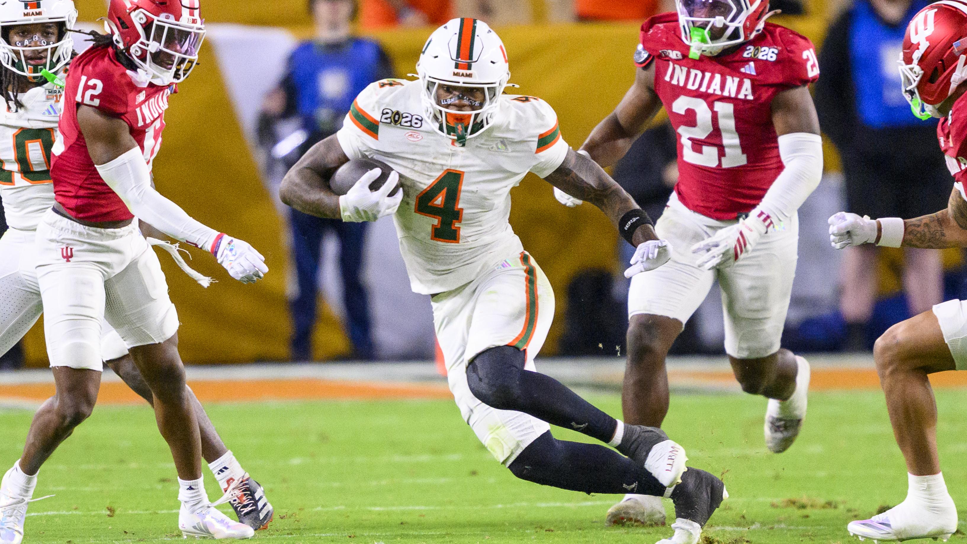 COLLEGE FOOTBALL: JAN 19 College Football Playoff National Championship Presented by AT&T Indiana vs Miami