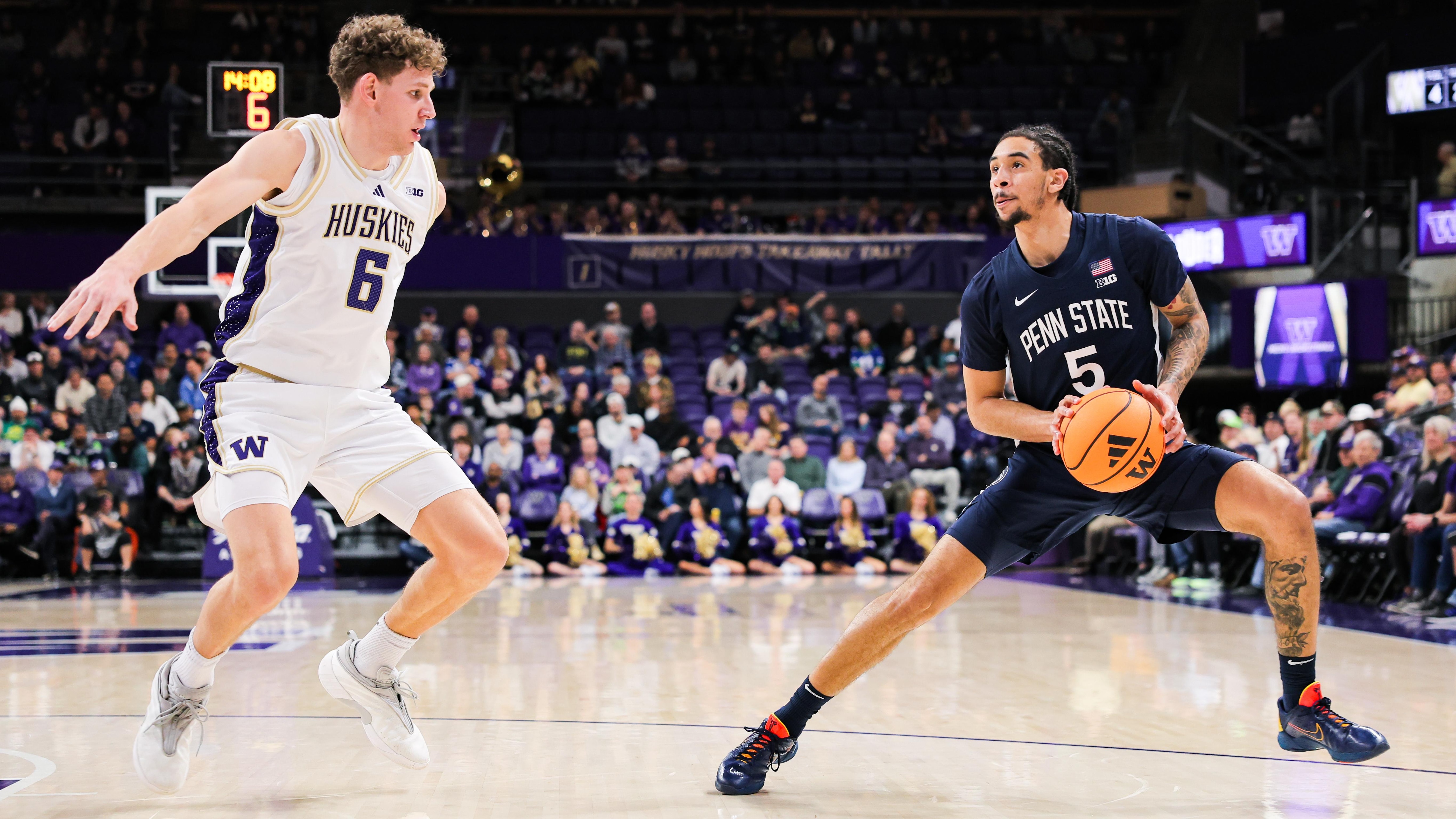 COLLEGE BASKETBALL: FEB 11 Penn State at Washington