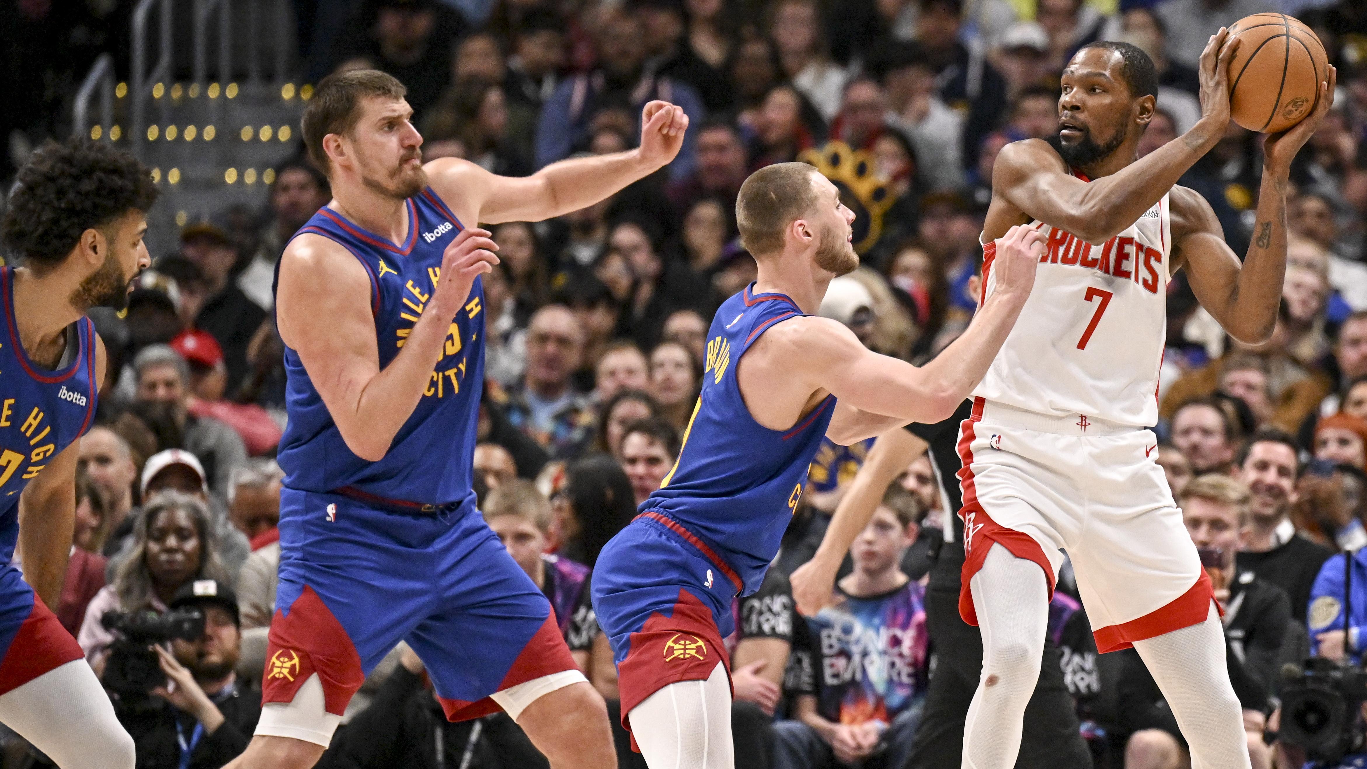 DENVER NUGGETS VS HOUSTON ROCKETS, NBA