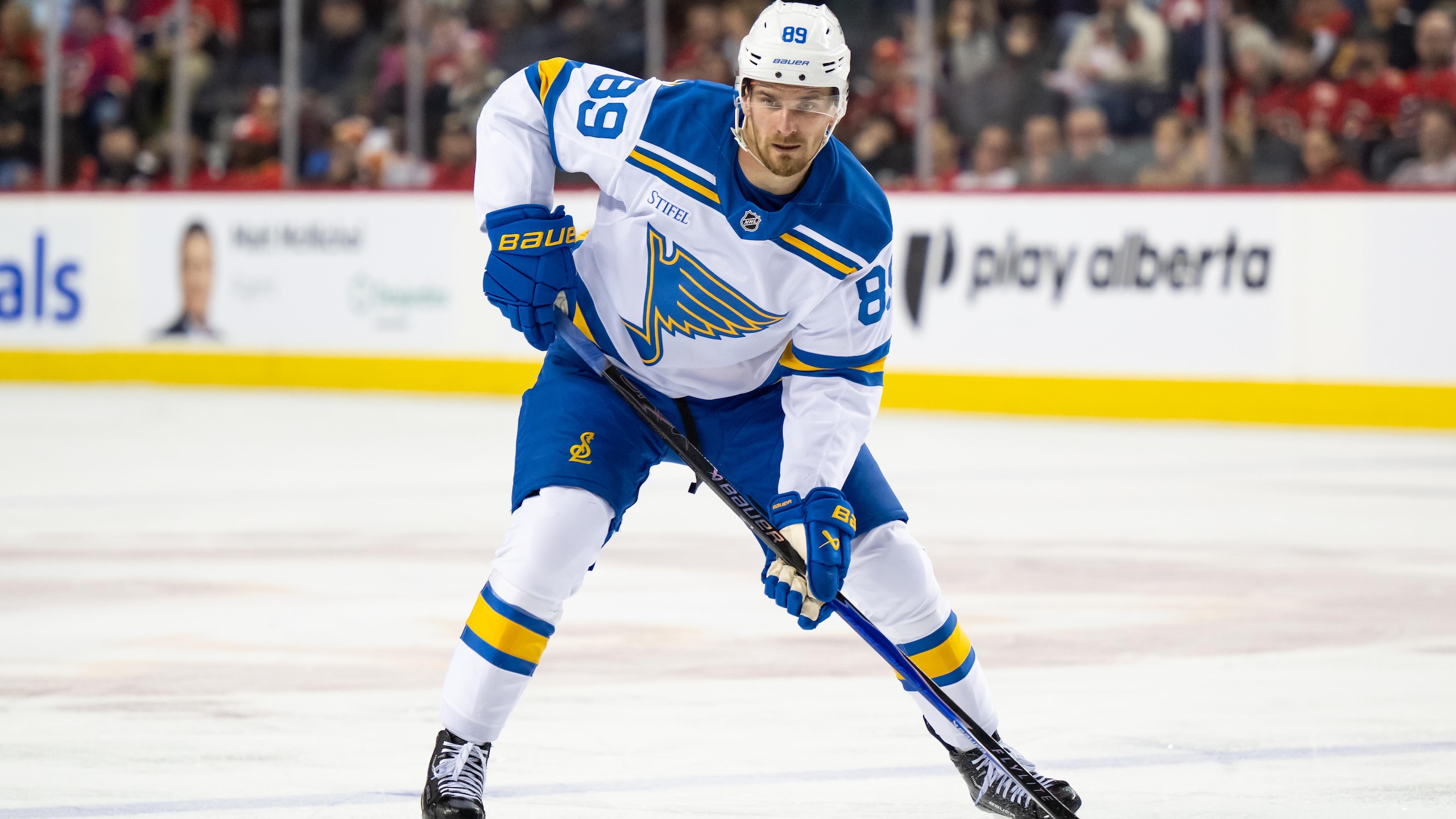 NHL: MAR 18 Blues at Flames NHL: MAR 18 Blues at Flames