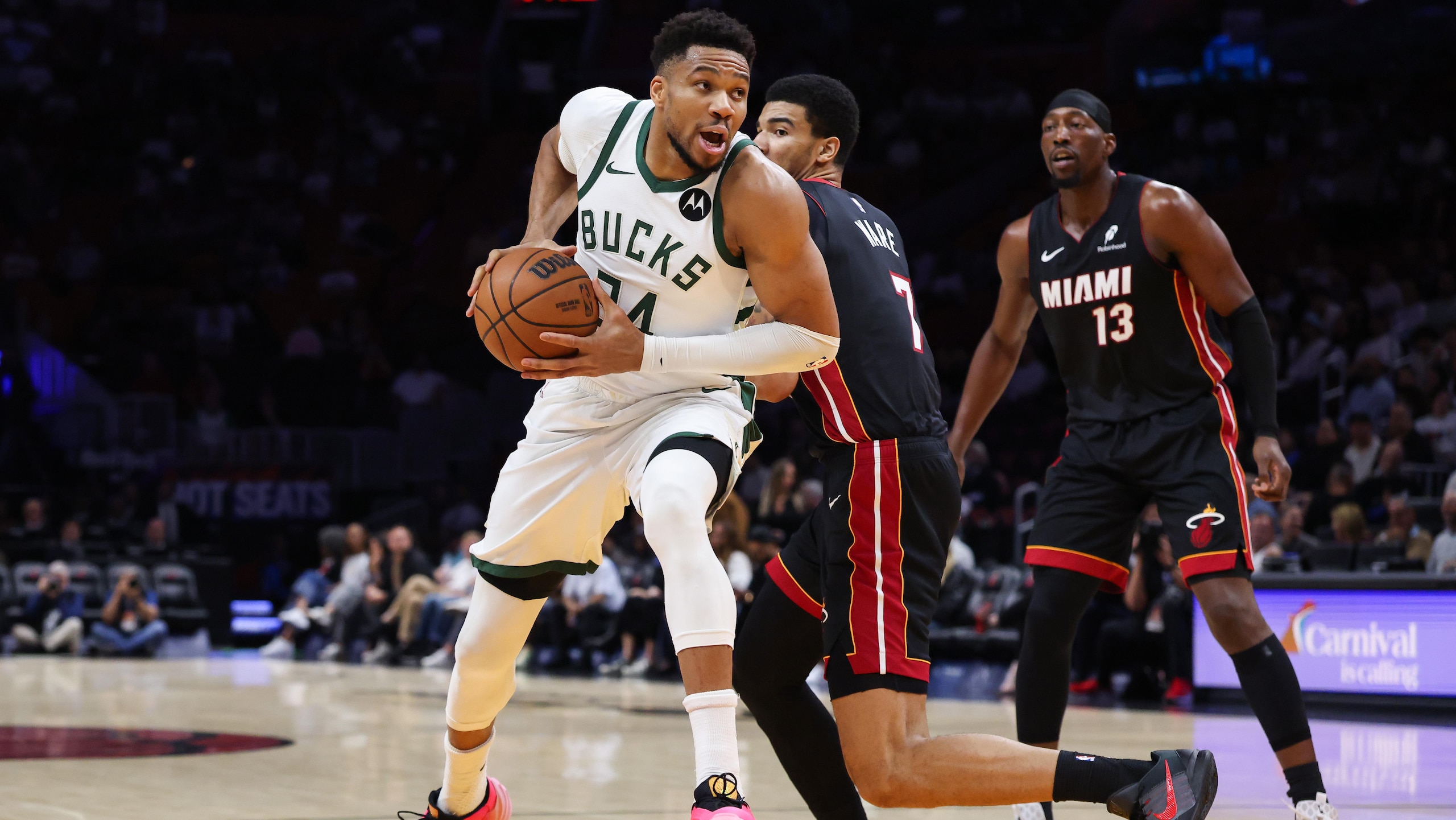 Milwaukee Bucks v Miami Heat