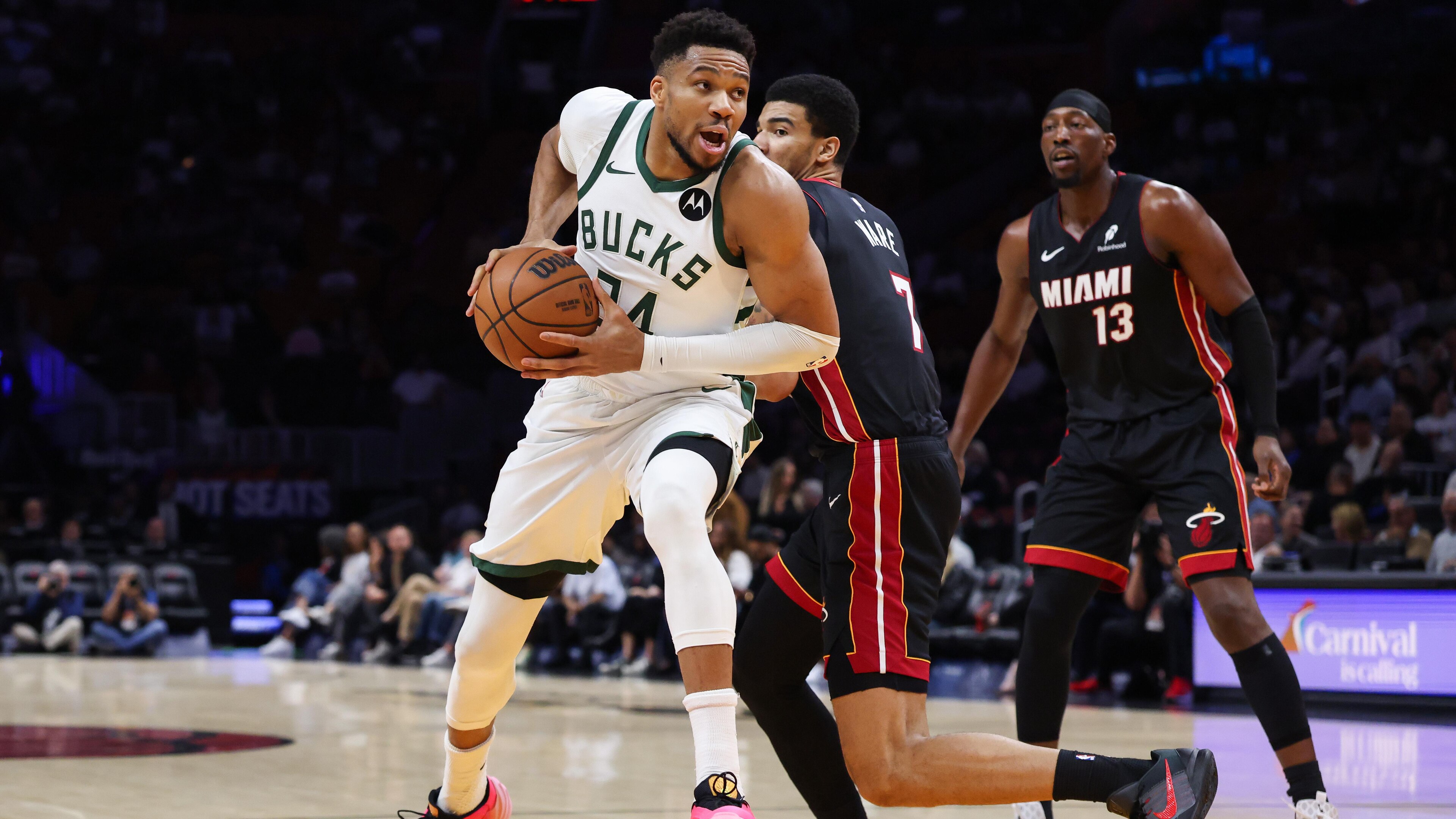 Milwaukee Bucks v Miami Heat