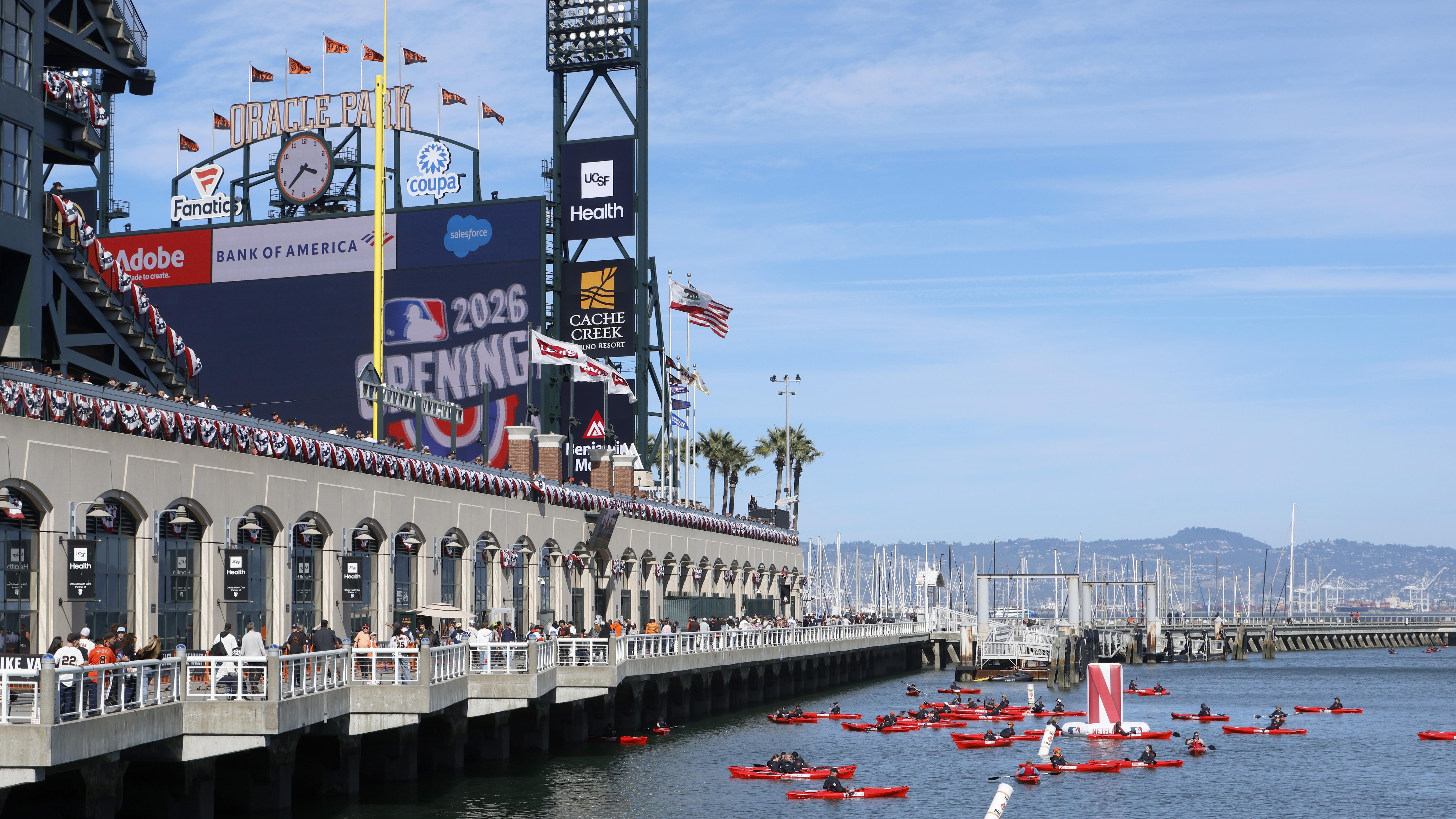 MLB Opening Night Game: Yankees vs. Giants, Live on Netflix, Oracle Park, San Francisco