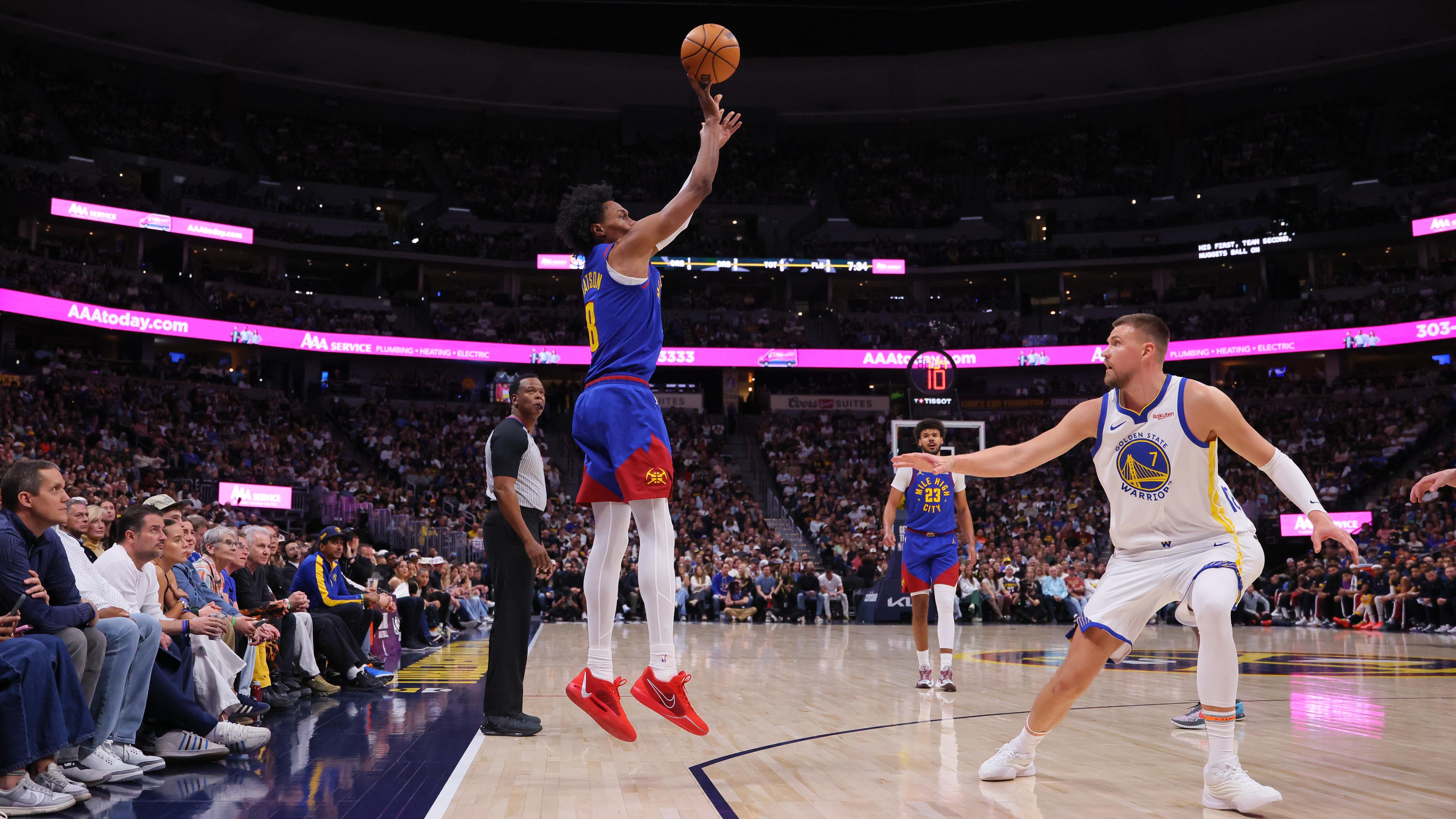 Golden State Warriors v Denver Nuggets