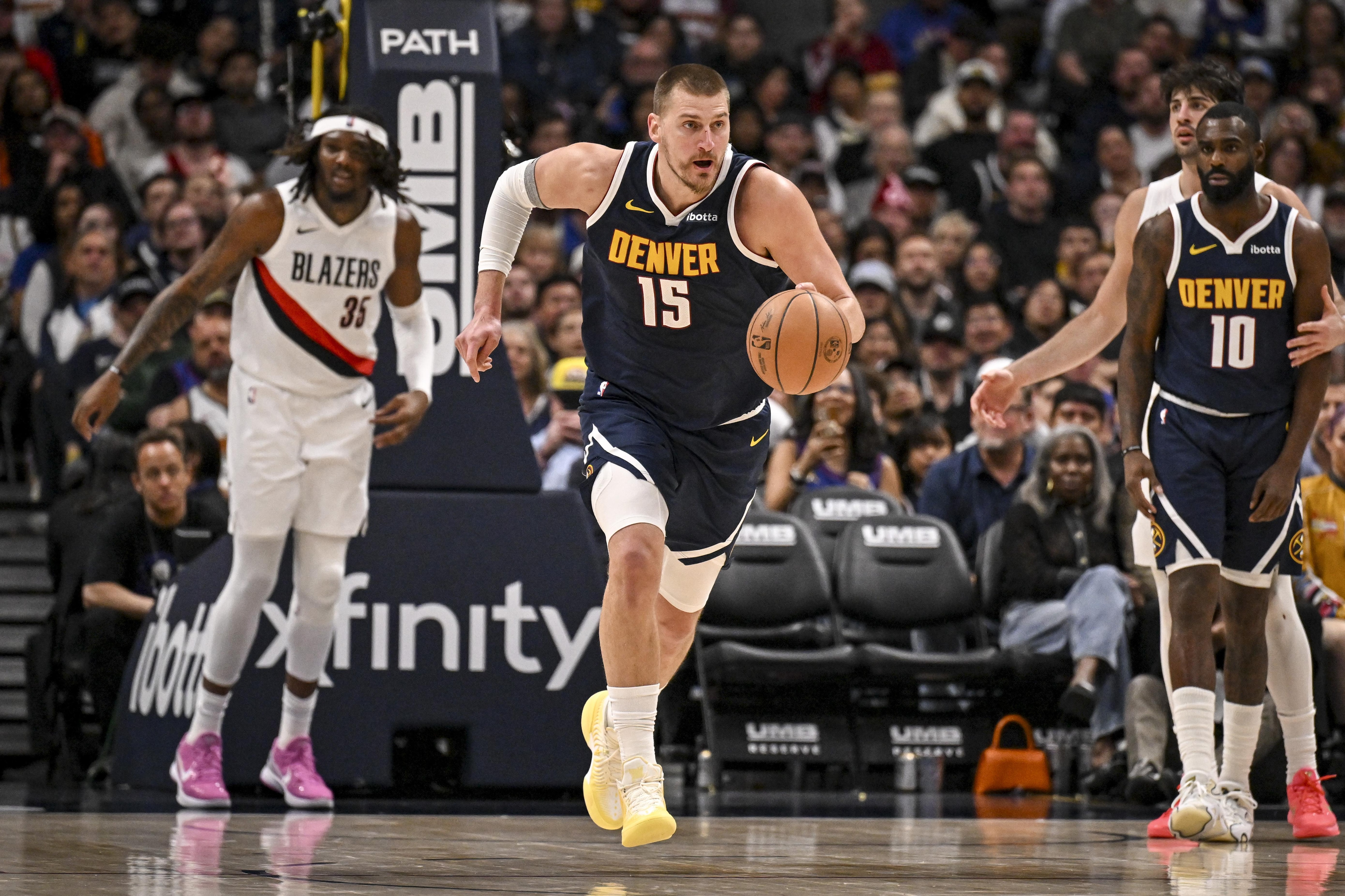 DENVER NUGGETS VS PORTLAND TRAIL BLAZERS, NBA