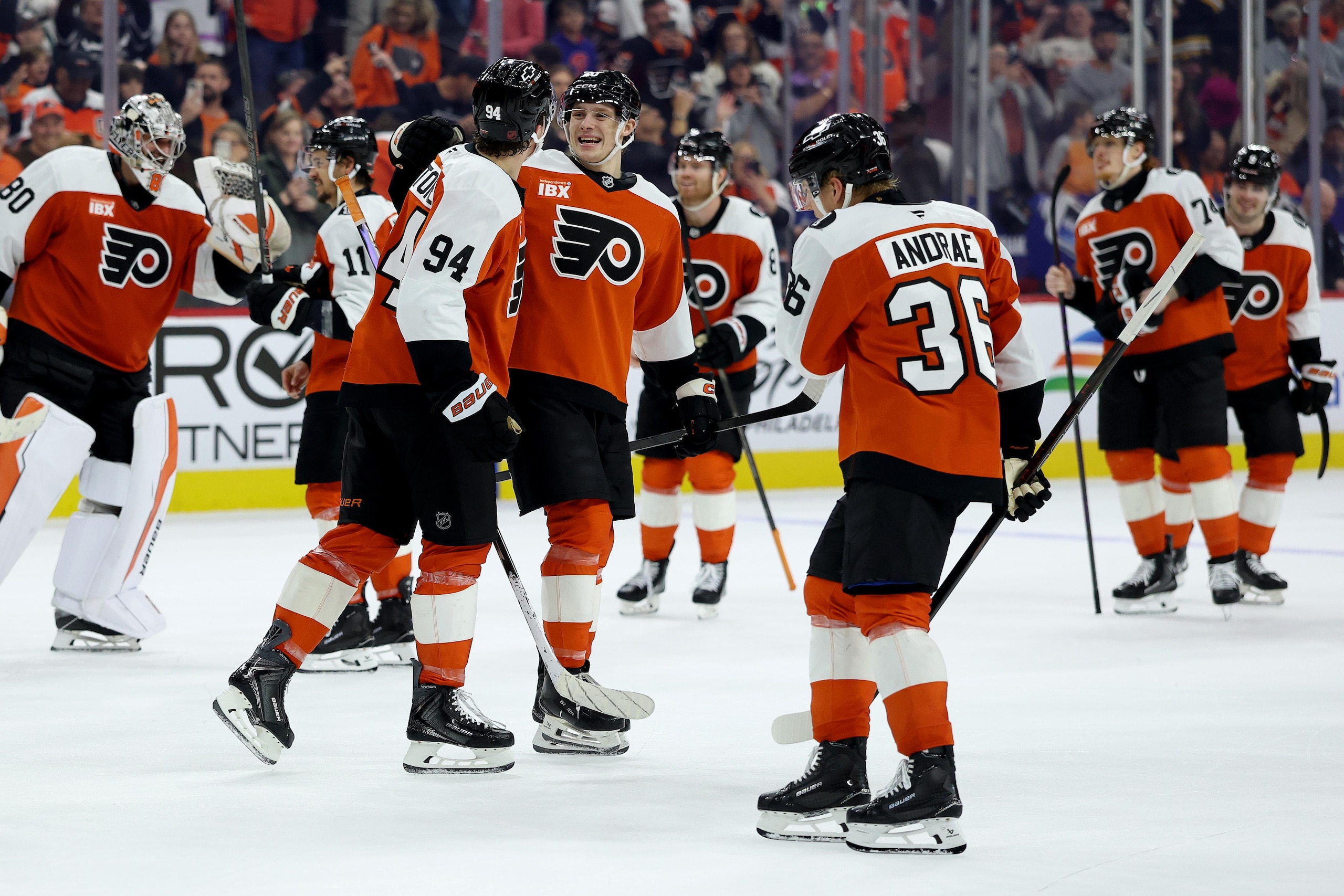 Boston Bruins v Philadelphia Flyers Boston Bruins v Philadelphia Flyers