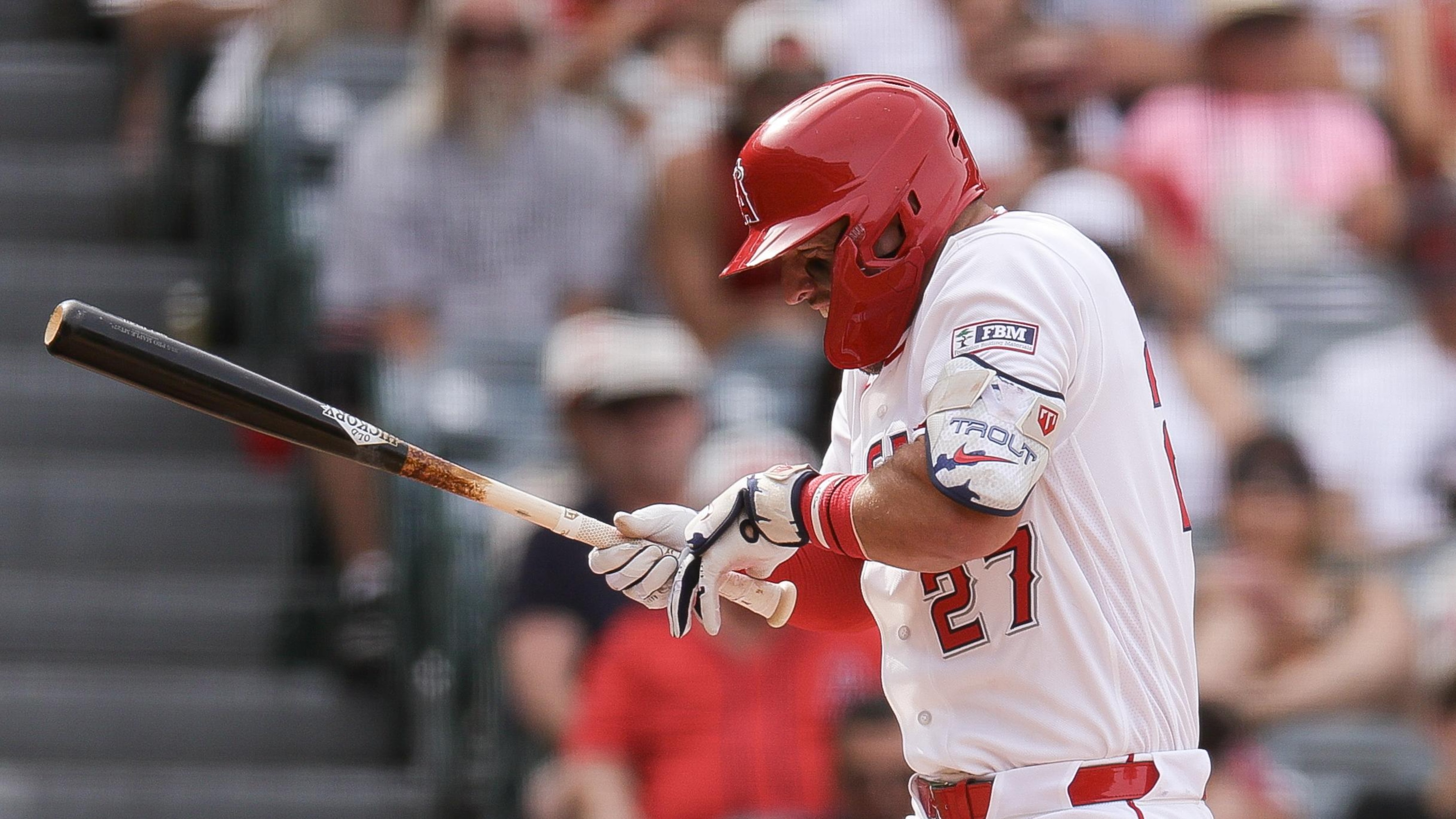 Mike Trout Injured, Latest Updates on Angels Star's Hand and Timeline to Return After HBP