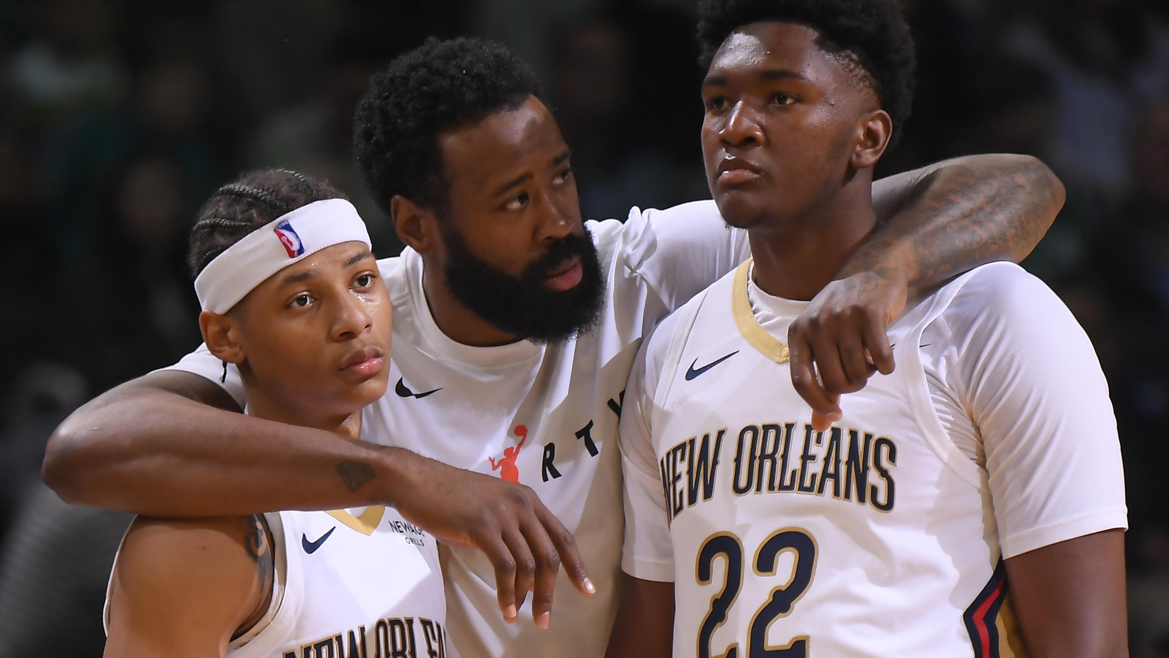 New Orleans Pelicans v Boston Celtics New Orleans Pelicans v Boston Celtics