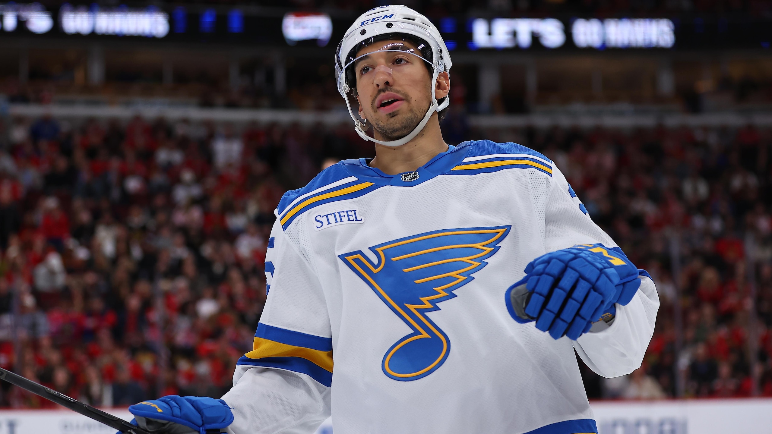 NHL: APR 11 Blues at Blackhawks NHL: APR 11 Blues at Blackhawks
