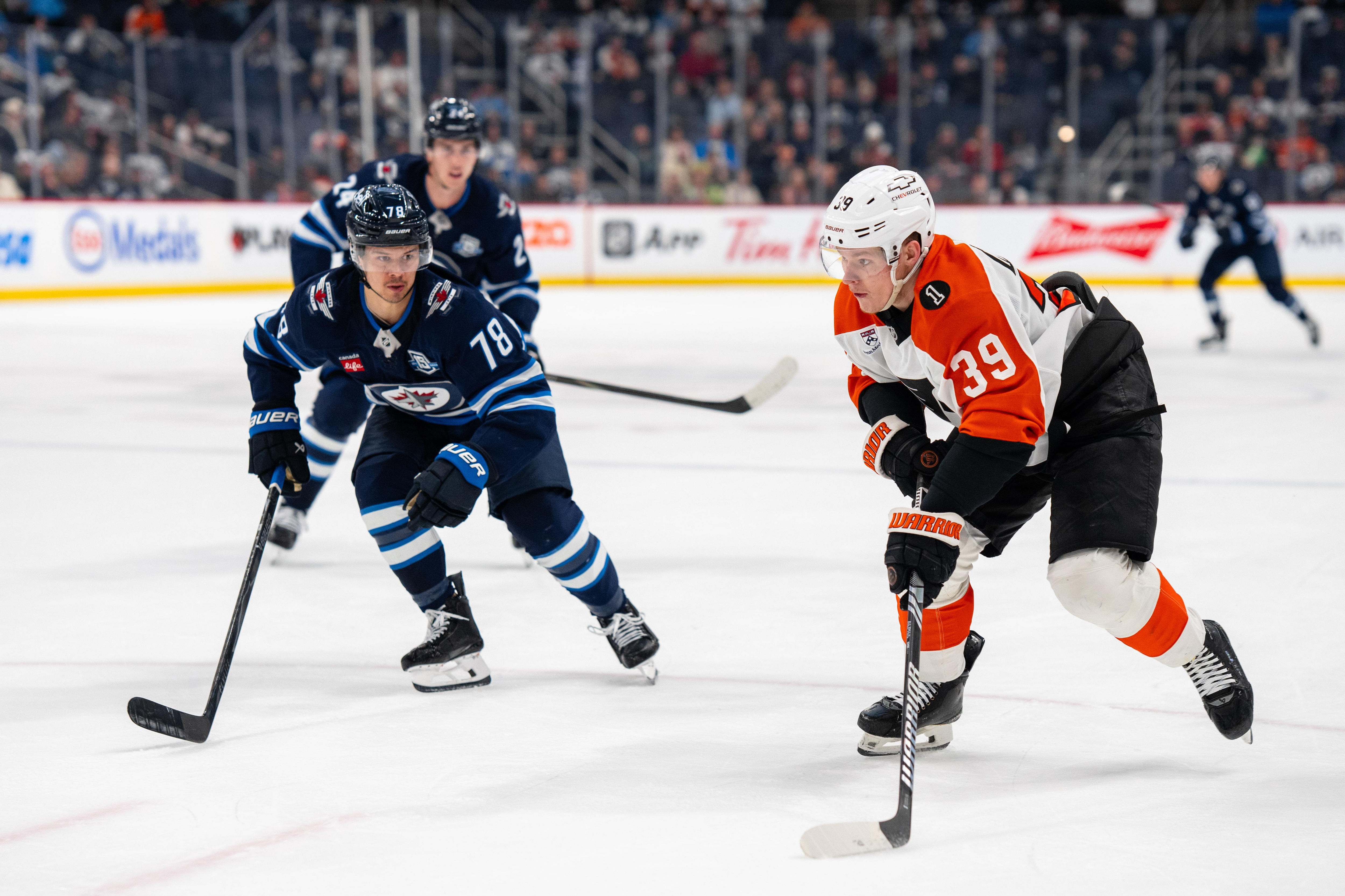 Philadelphia Flyers v Winnipeg Jets
