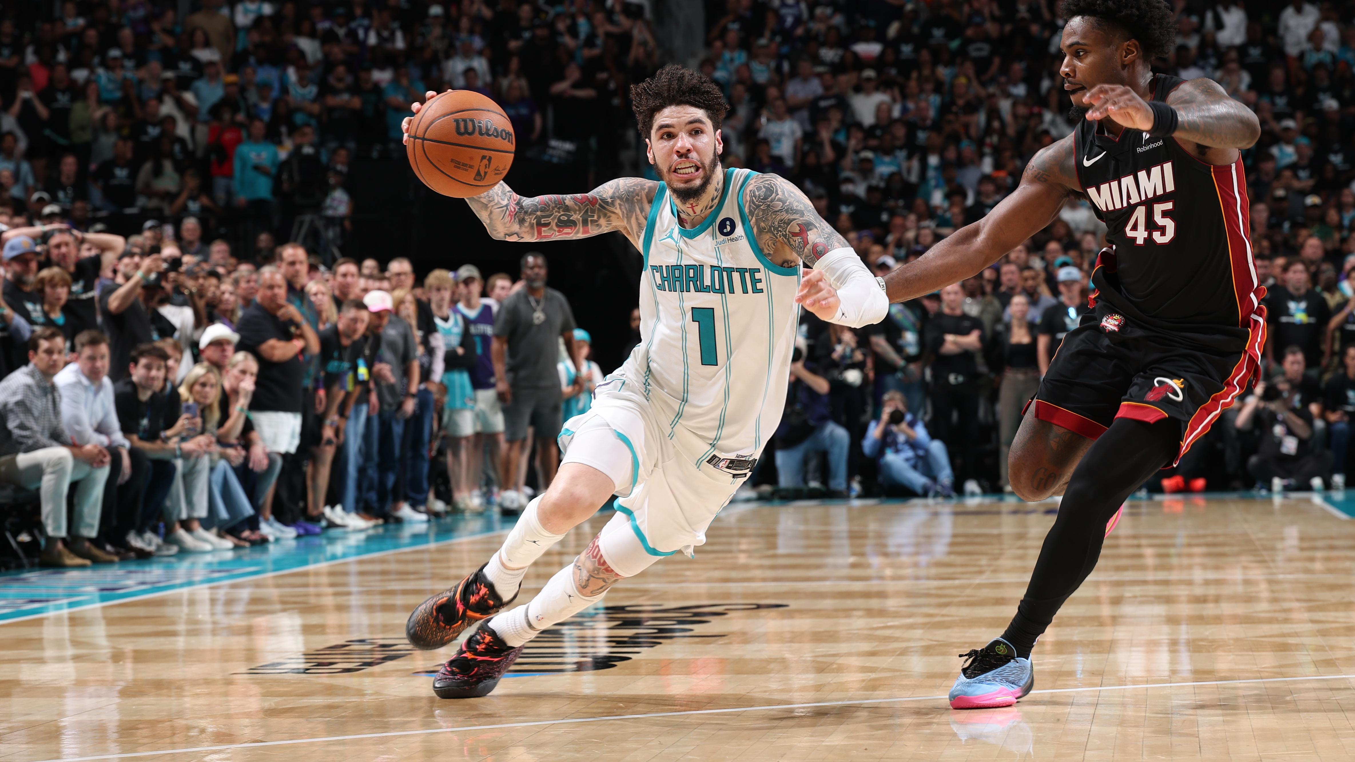 Miami Heat v Charlotte Hornets - Play-In Tournament