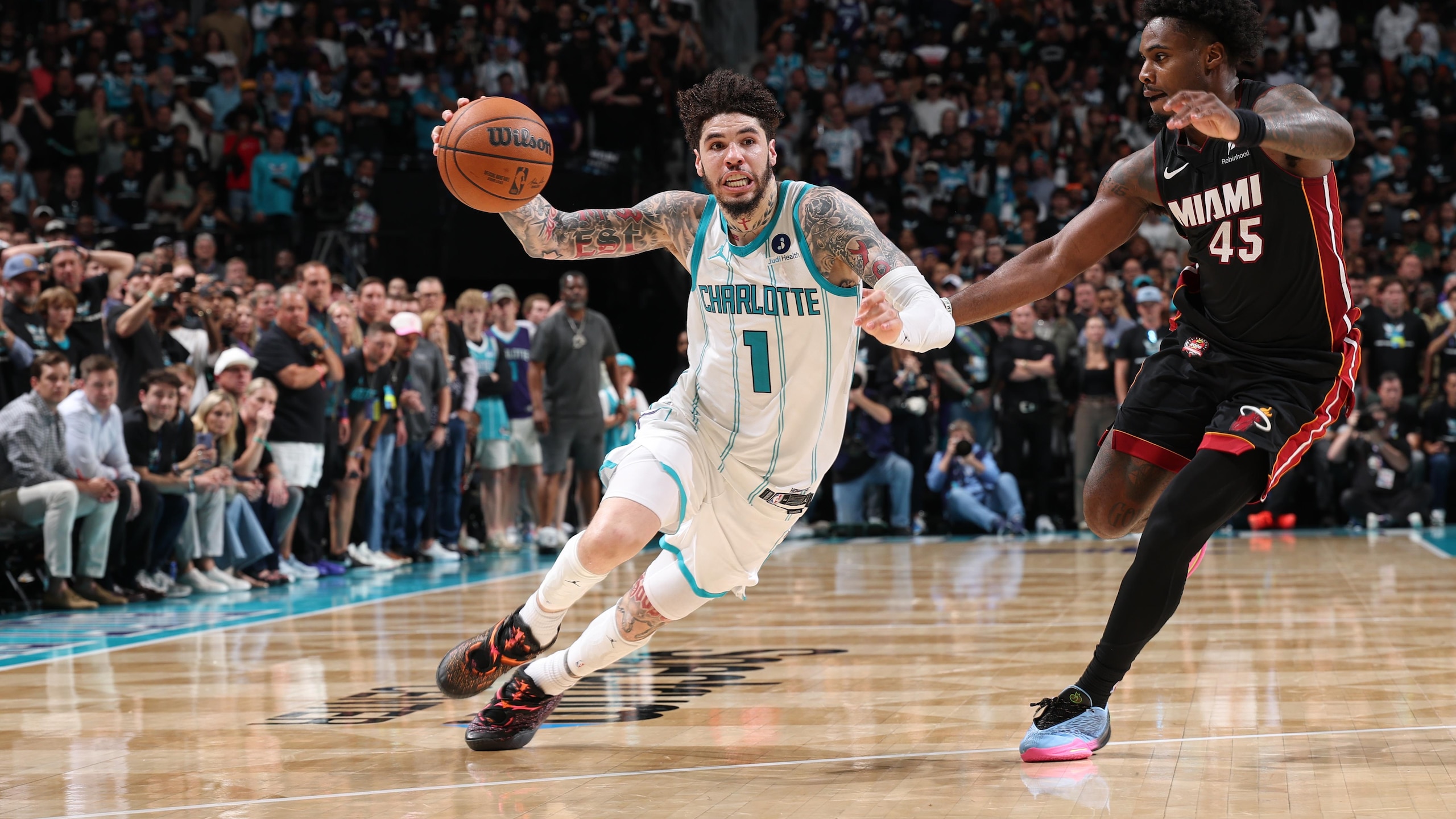 Miami Heat v Charlotte Hornets - Play-In Tournament
