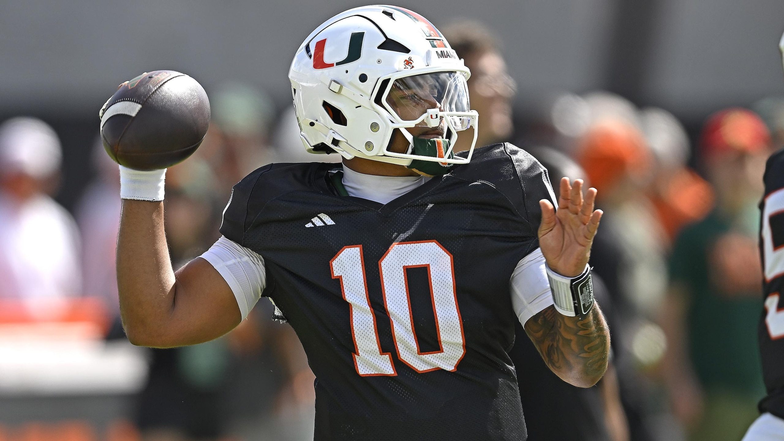 COLLEGE FOOTBALL: APR 18 Miami Hurricanes Spring Game COLLEGE FOOTBALL: APR 18 Miami Hurricanes Spring Game