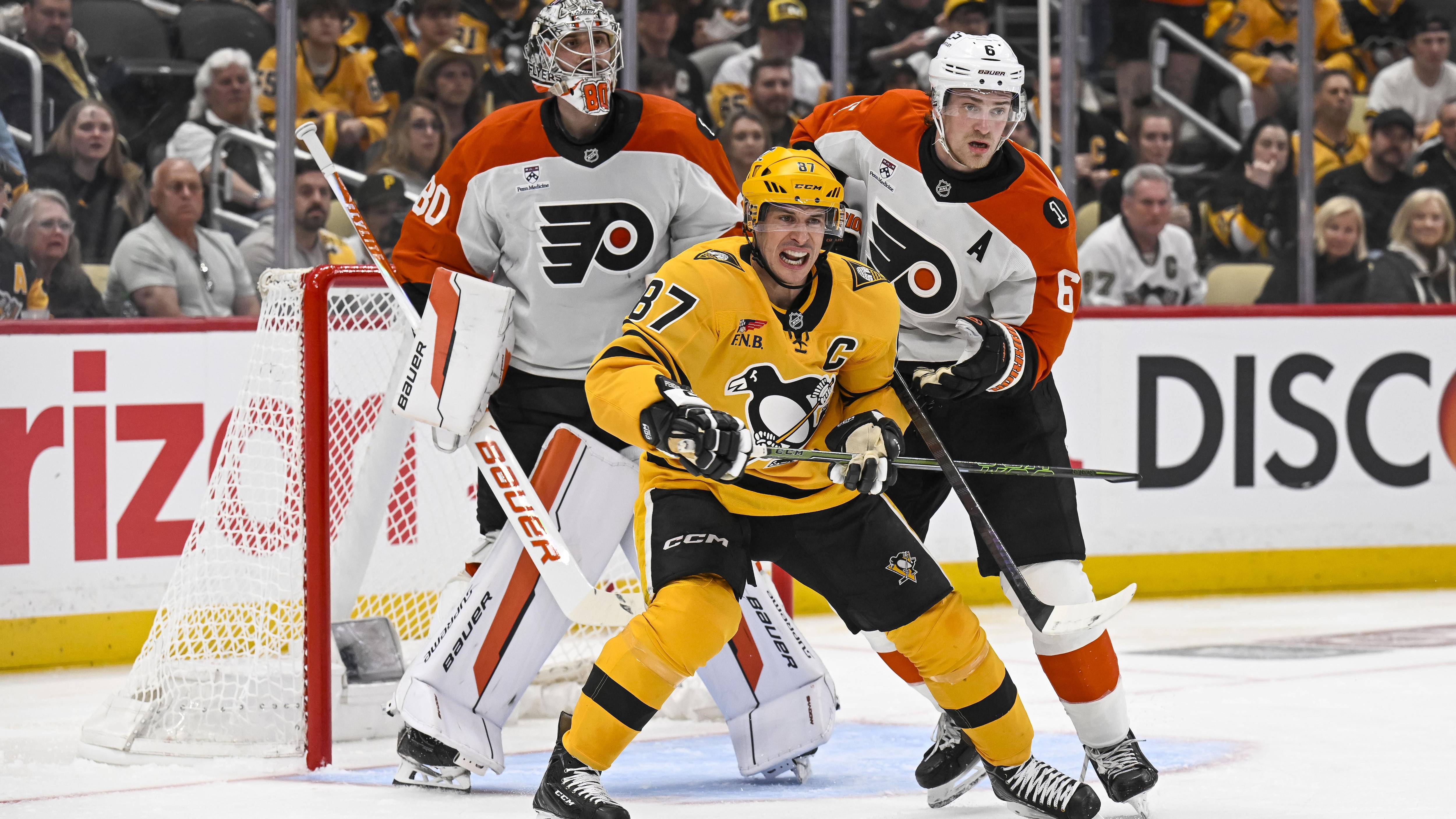 NHL: APR 18 Playoffs First Round Flyers at Penguins