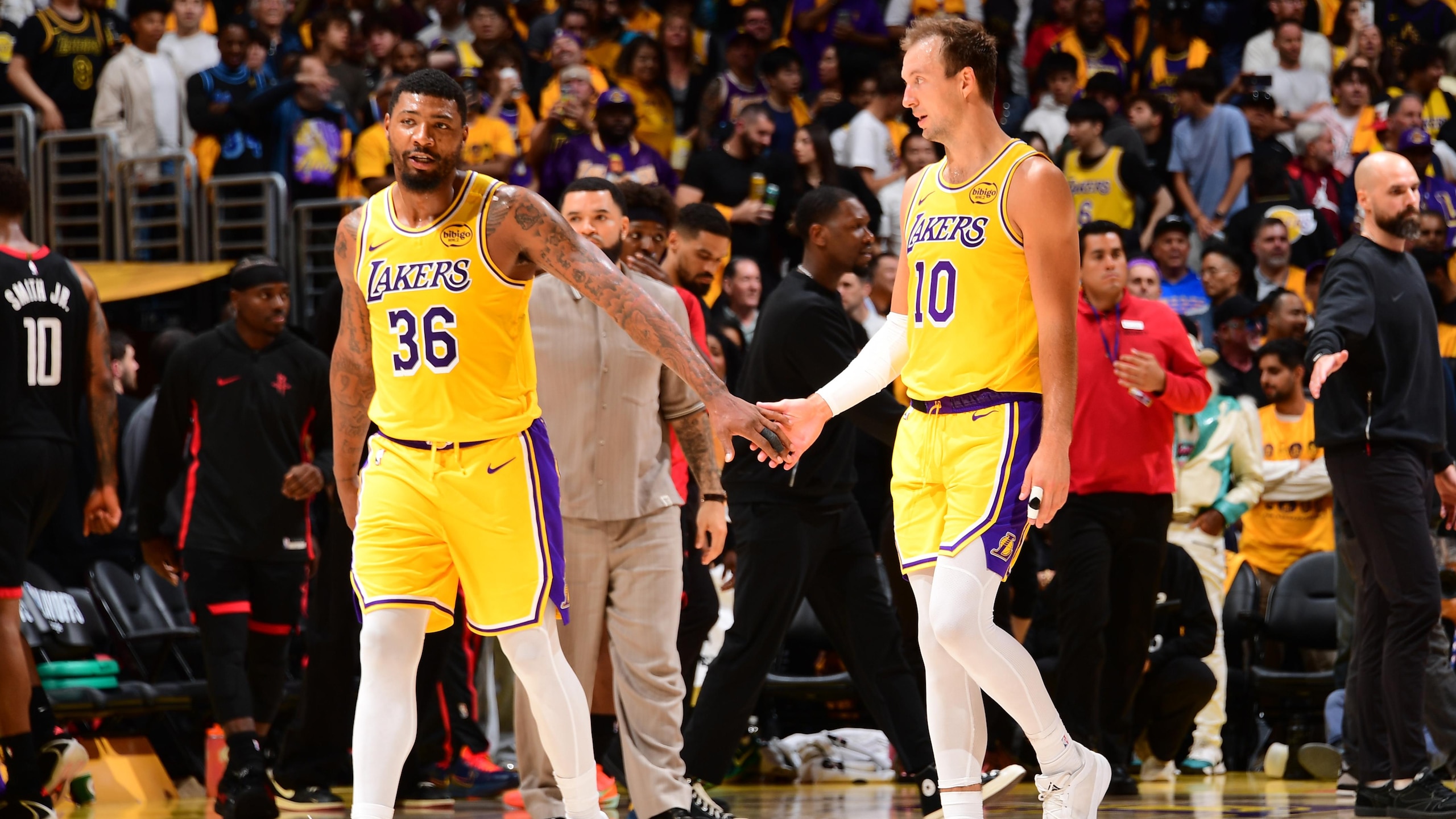Houston Rockets v Los Angeles Lakers - Game One